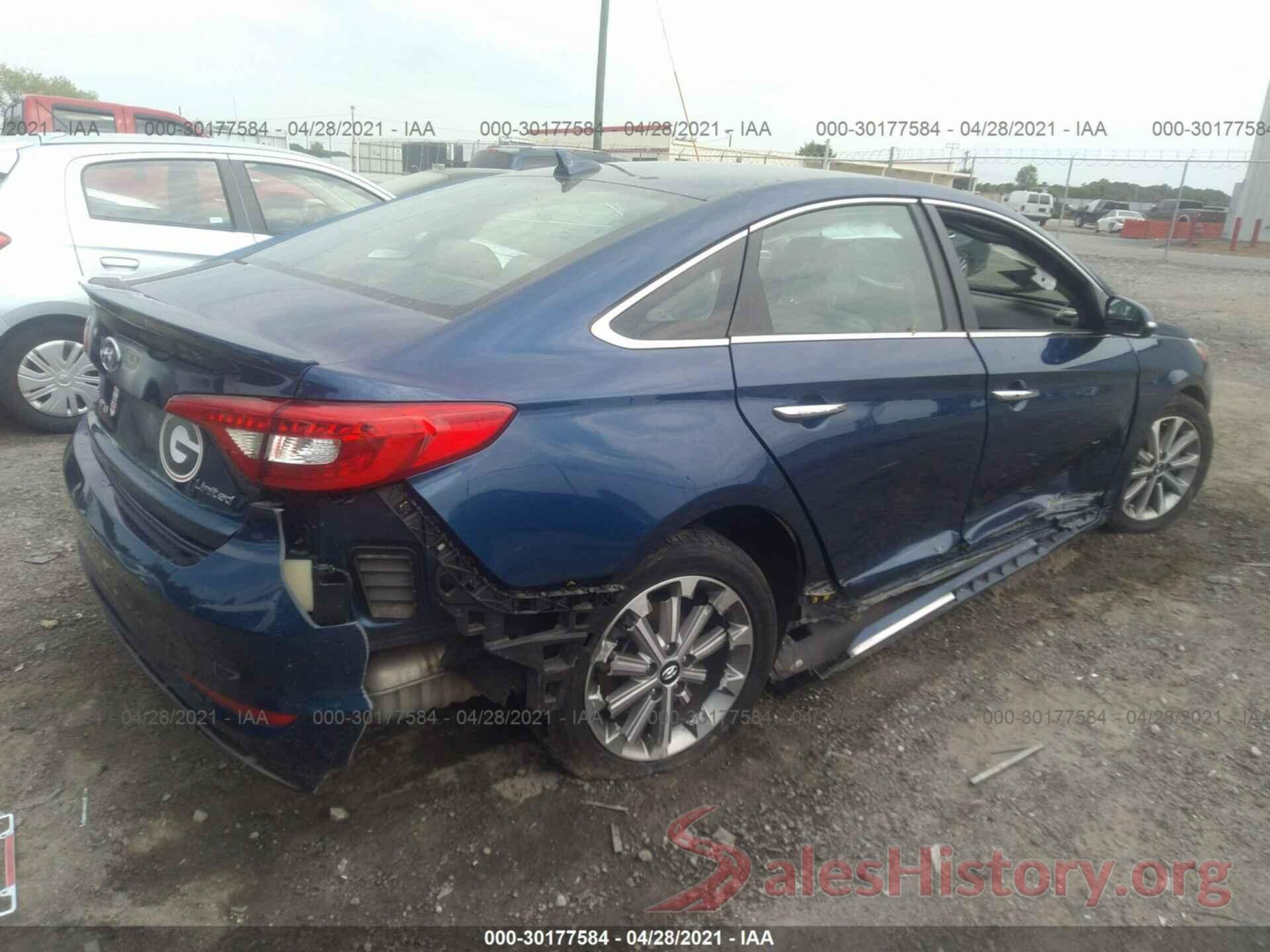 5NPE34AFXGH302657 2016 HYUNDAI SONATA