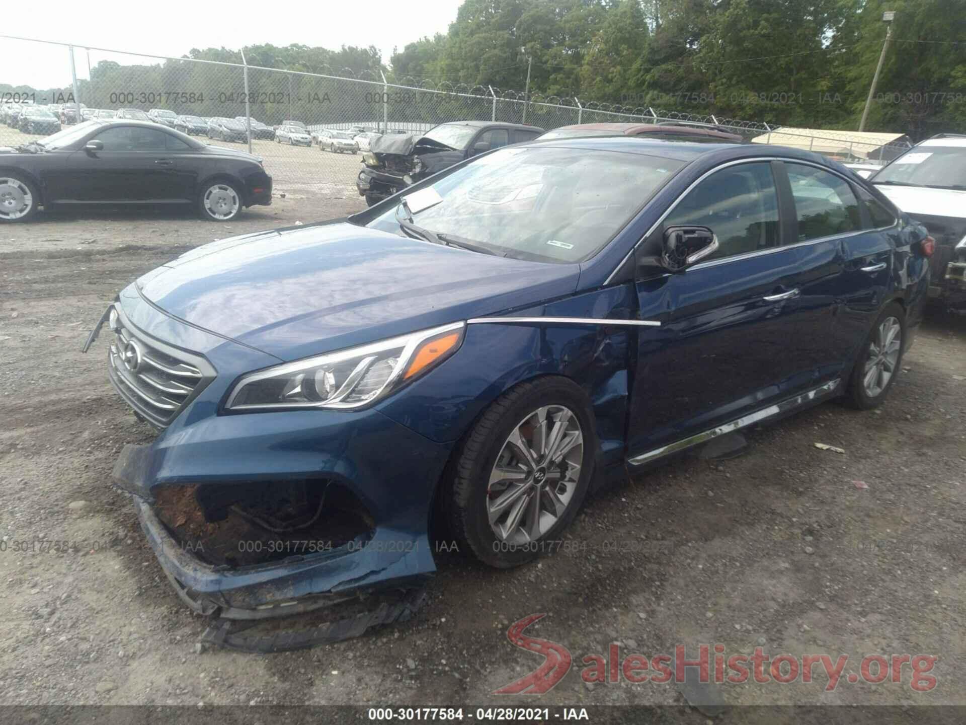 5NPE34AFXGH302657 2016 HYUNDAI SONATA