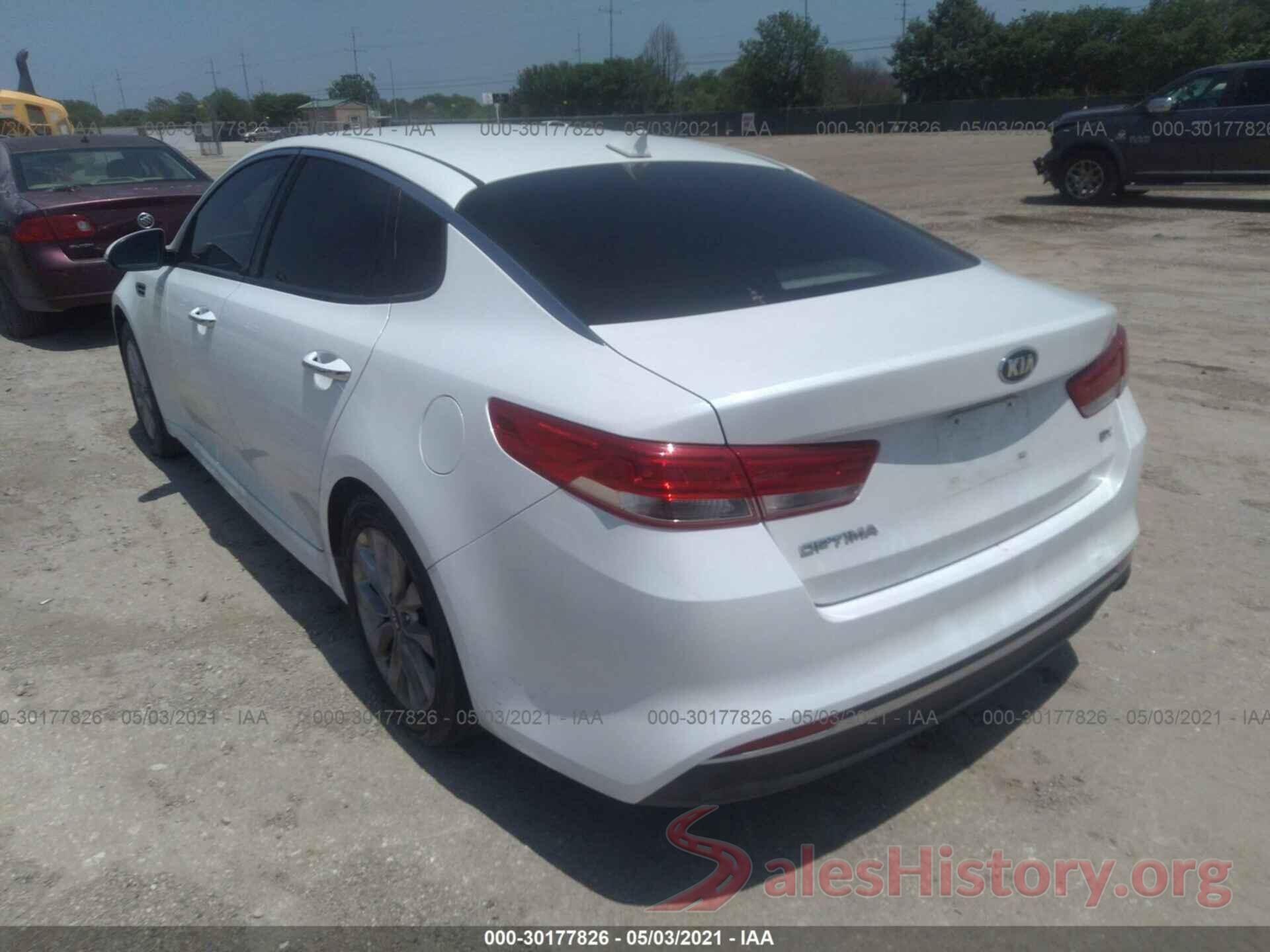 5XXGU4L38GG018058 2016 KIA OPTIMA