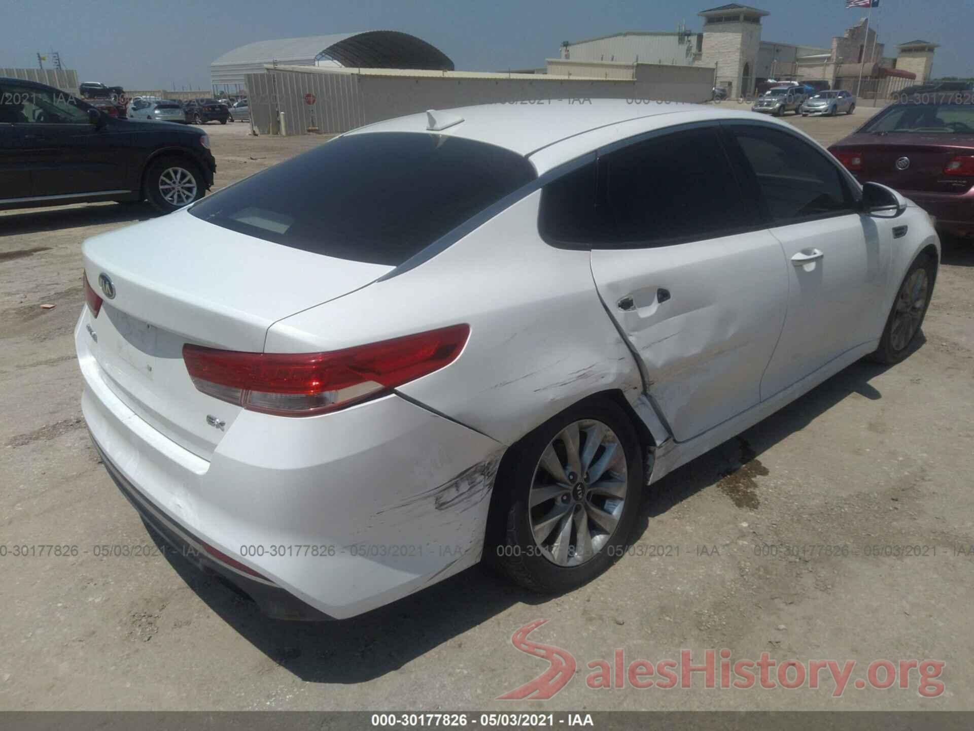 5XXGU4L38GG018058 2016 KIA OPTIMA