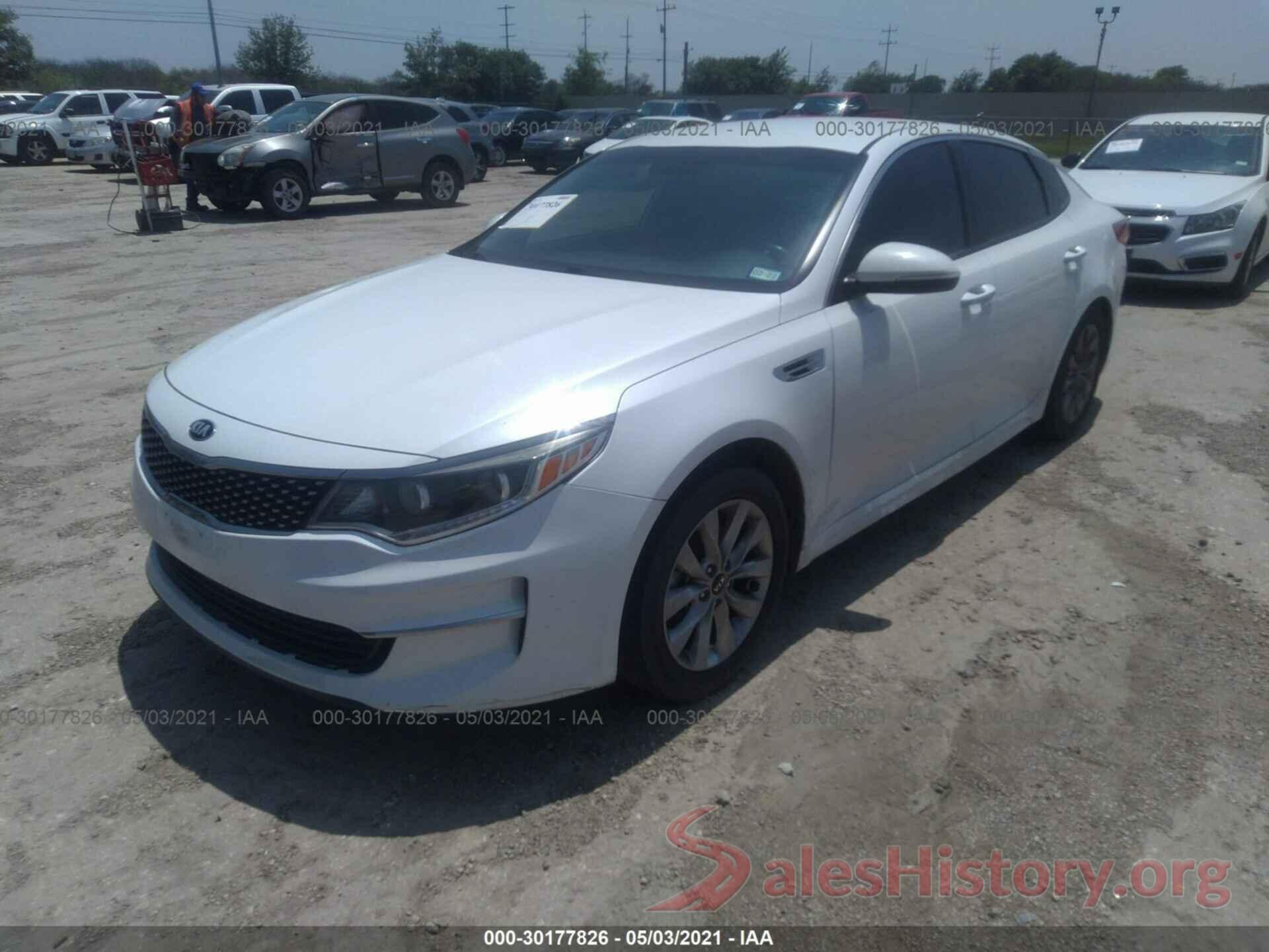 5XXGU4L38GG018058 2016 KIA OPTIMA