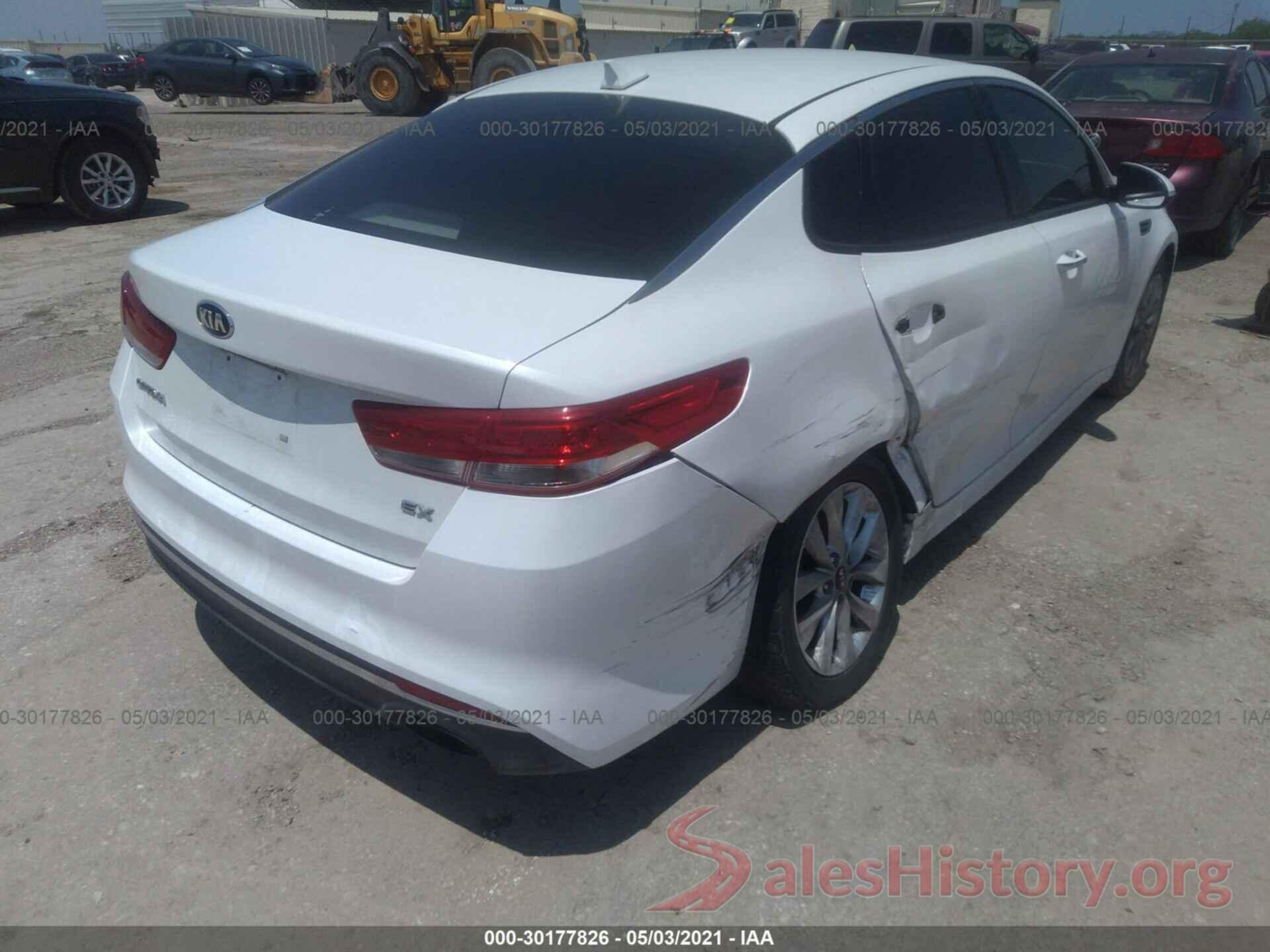 5XXGU4L38GG018058 2016 KIA OPTIMA