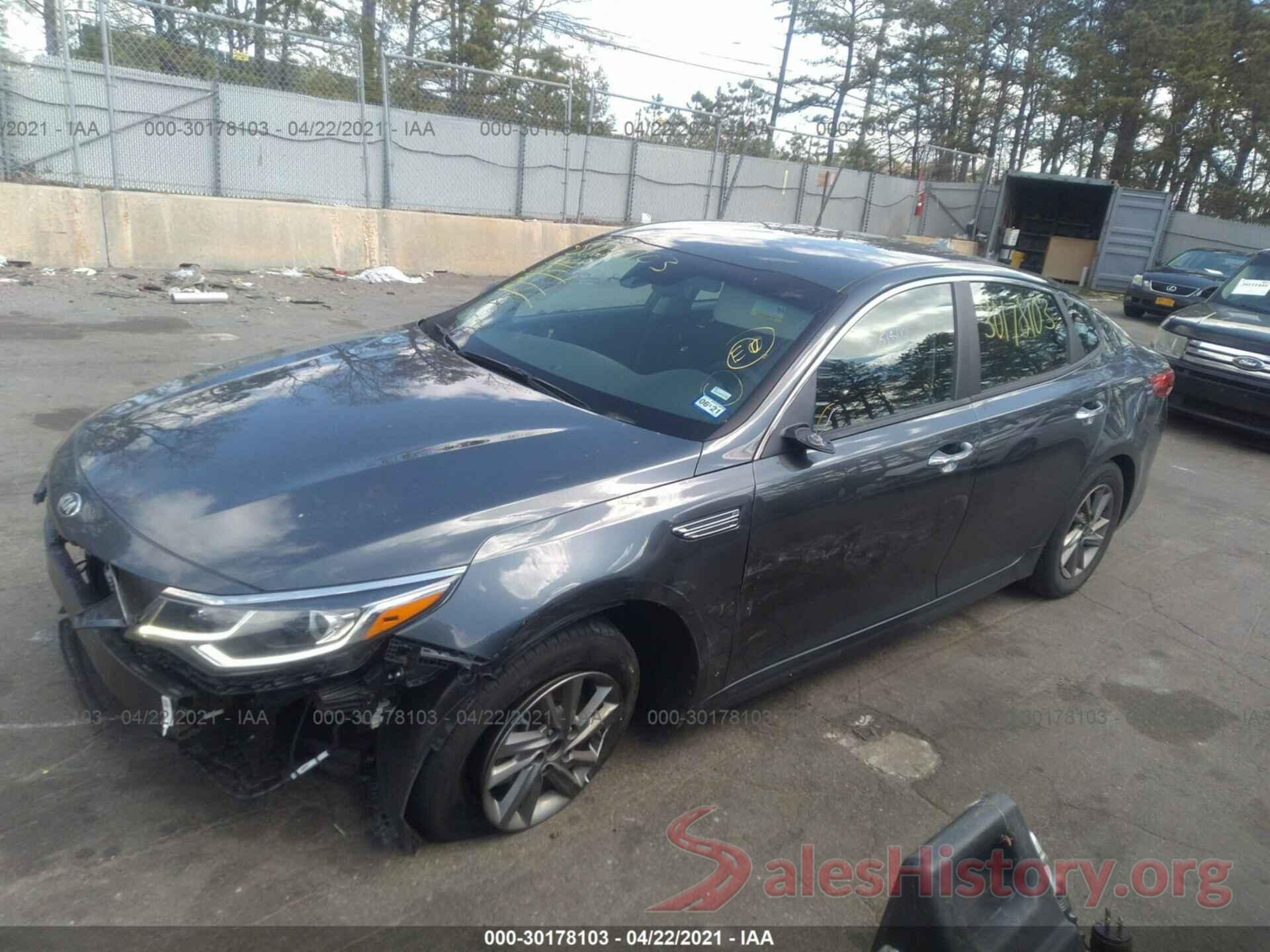 5XXGT4L3XLG383810 2020 KIA OPTIMA