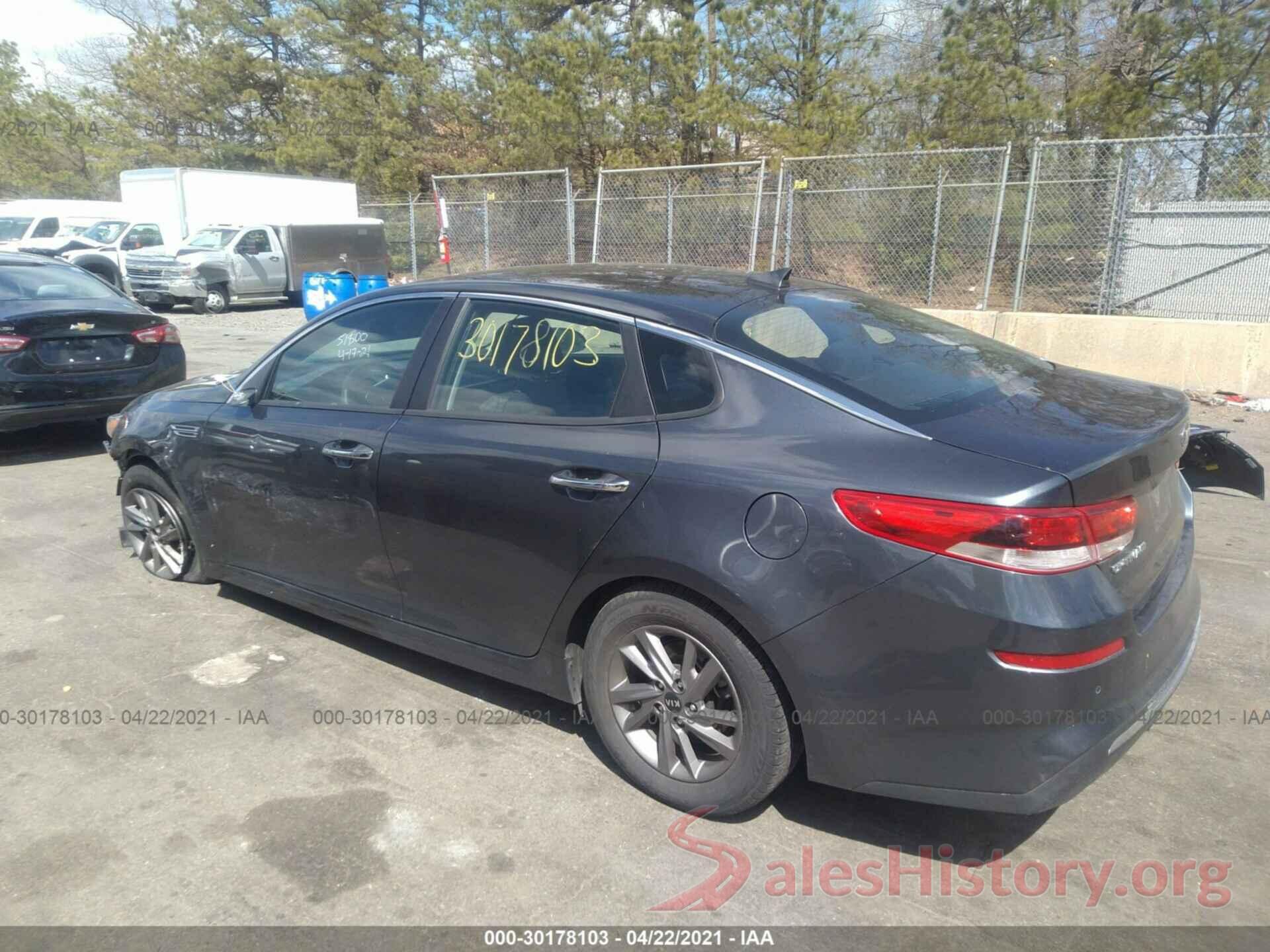 5XXGT4L3XLG383810 2020 KIA OPTIMA