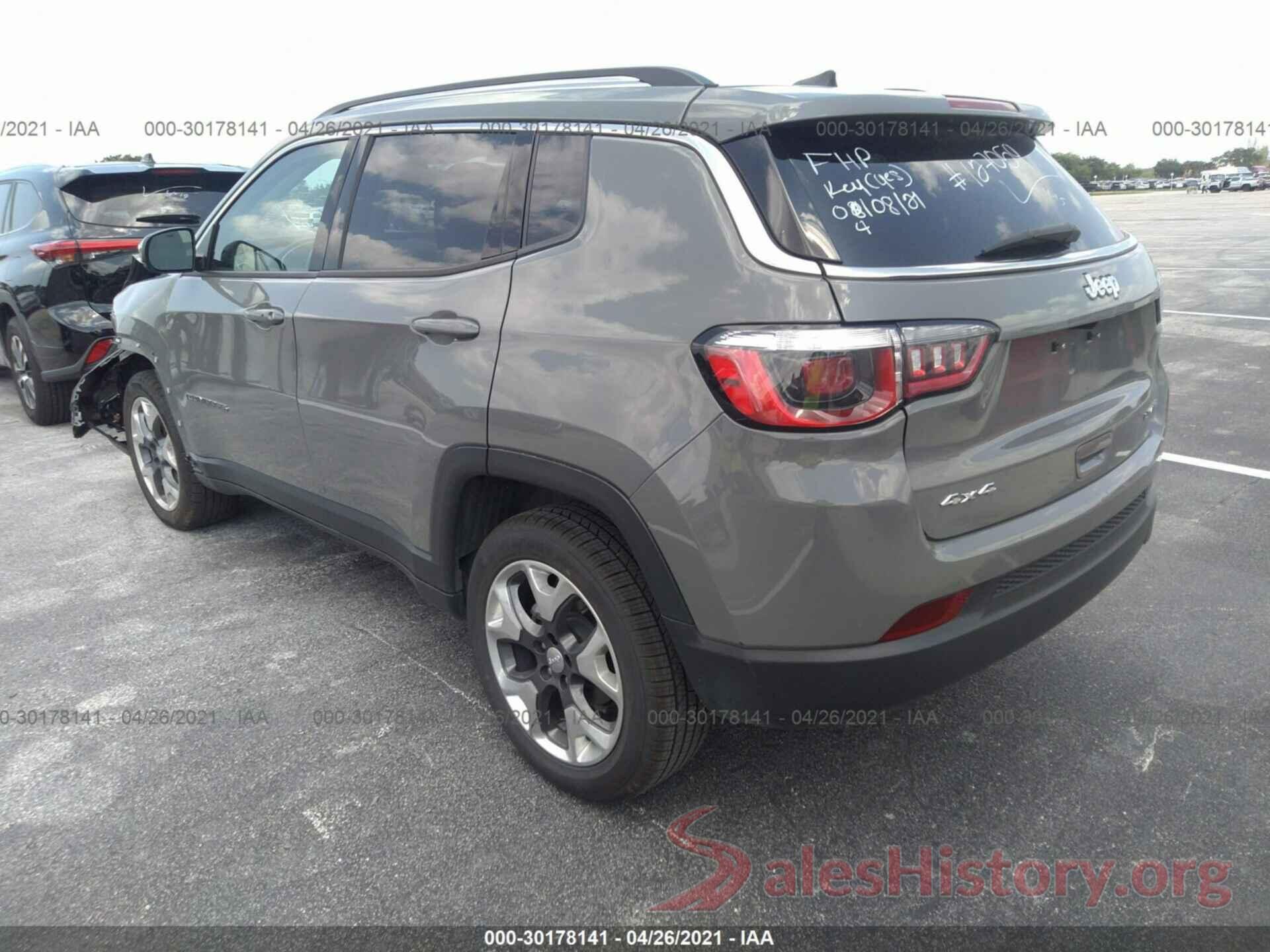 3C4NJDCBXLT127059 2020 JEEP COMPASS