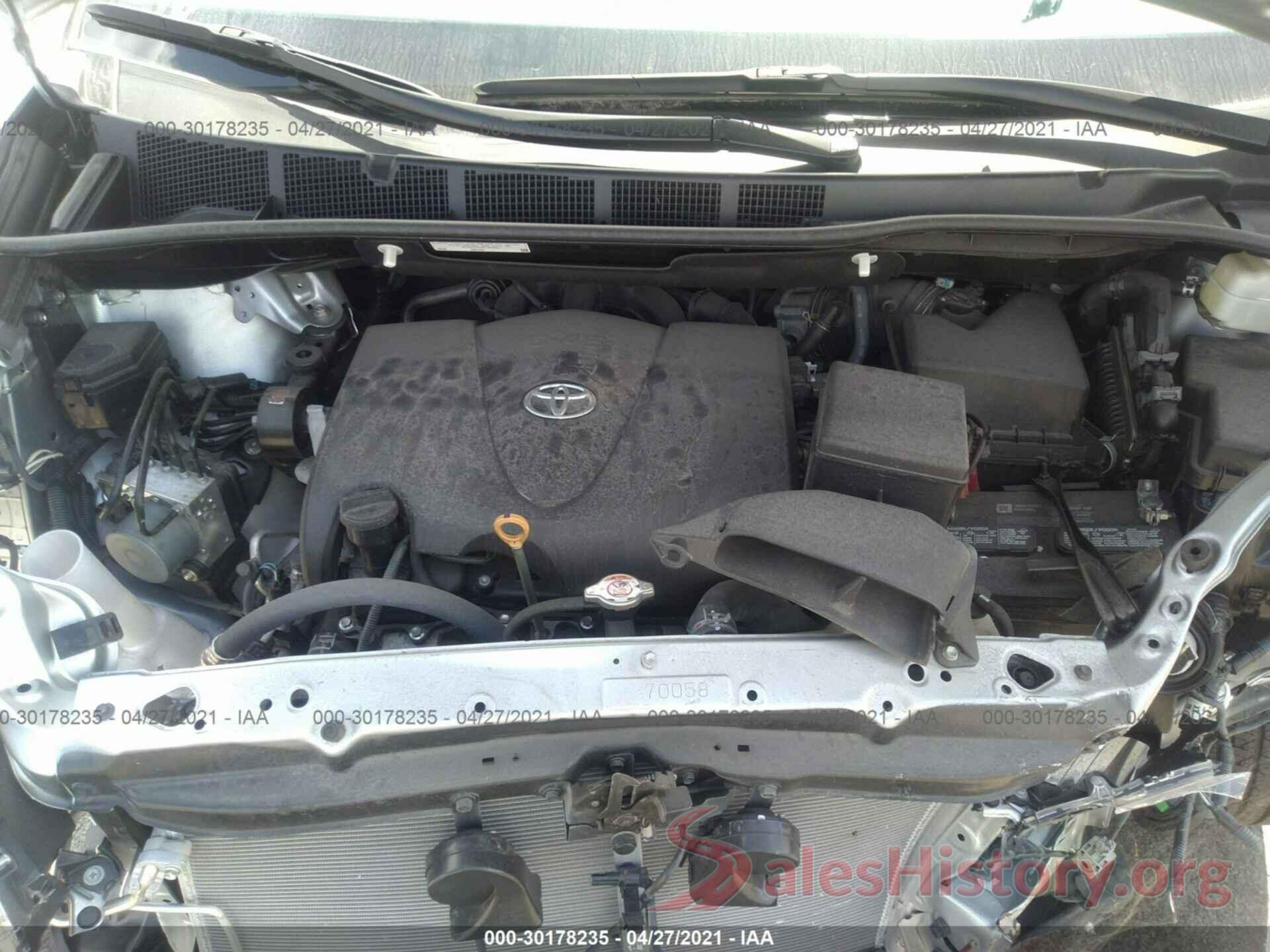 5TDYZ3DC8LS072936 2020 TOYOTA SIENNA