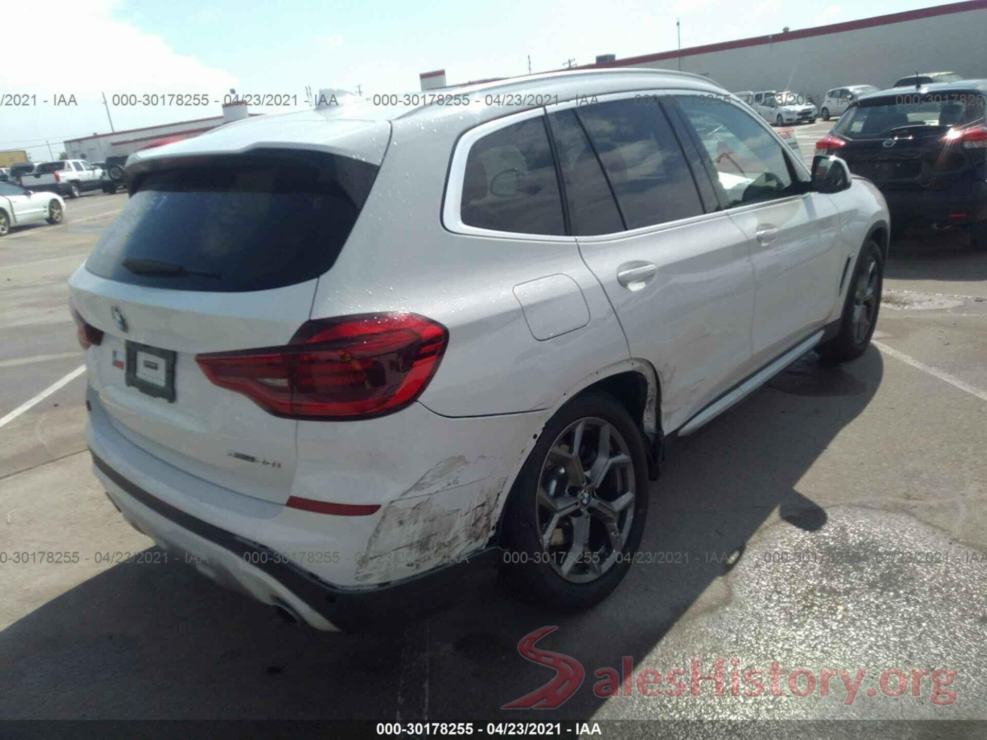 5UXTY3C0XM9E84233 2021 BMW X3