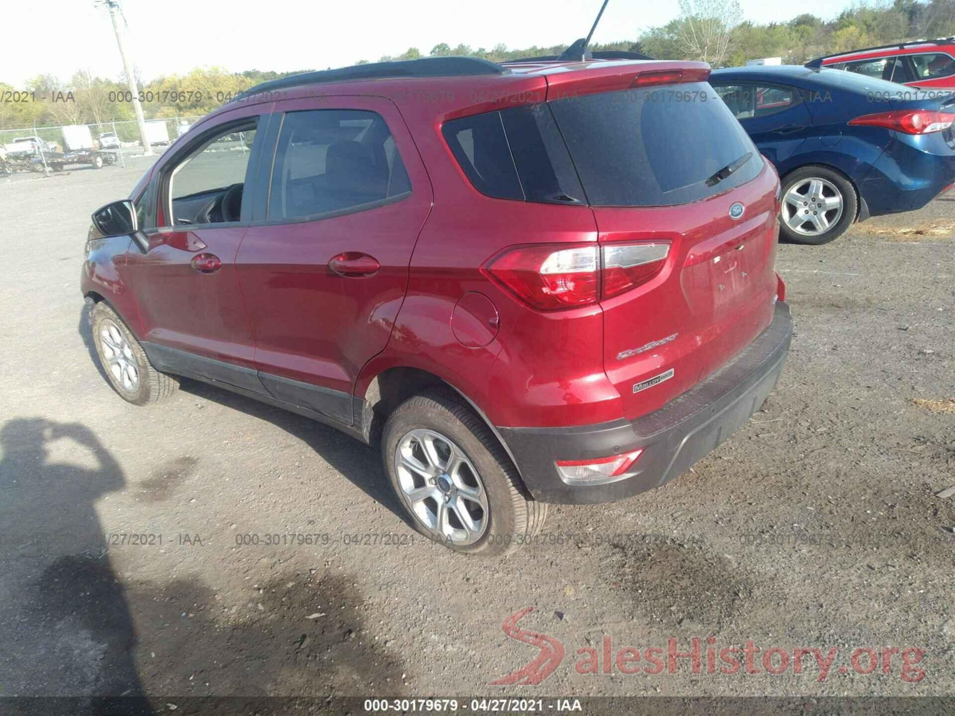 MAJ6S3GLXLC390054 2020 FORD ECOSPORT