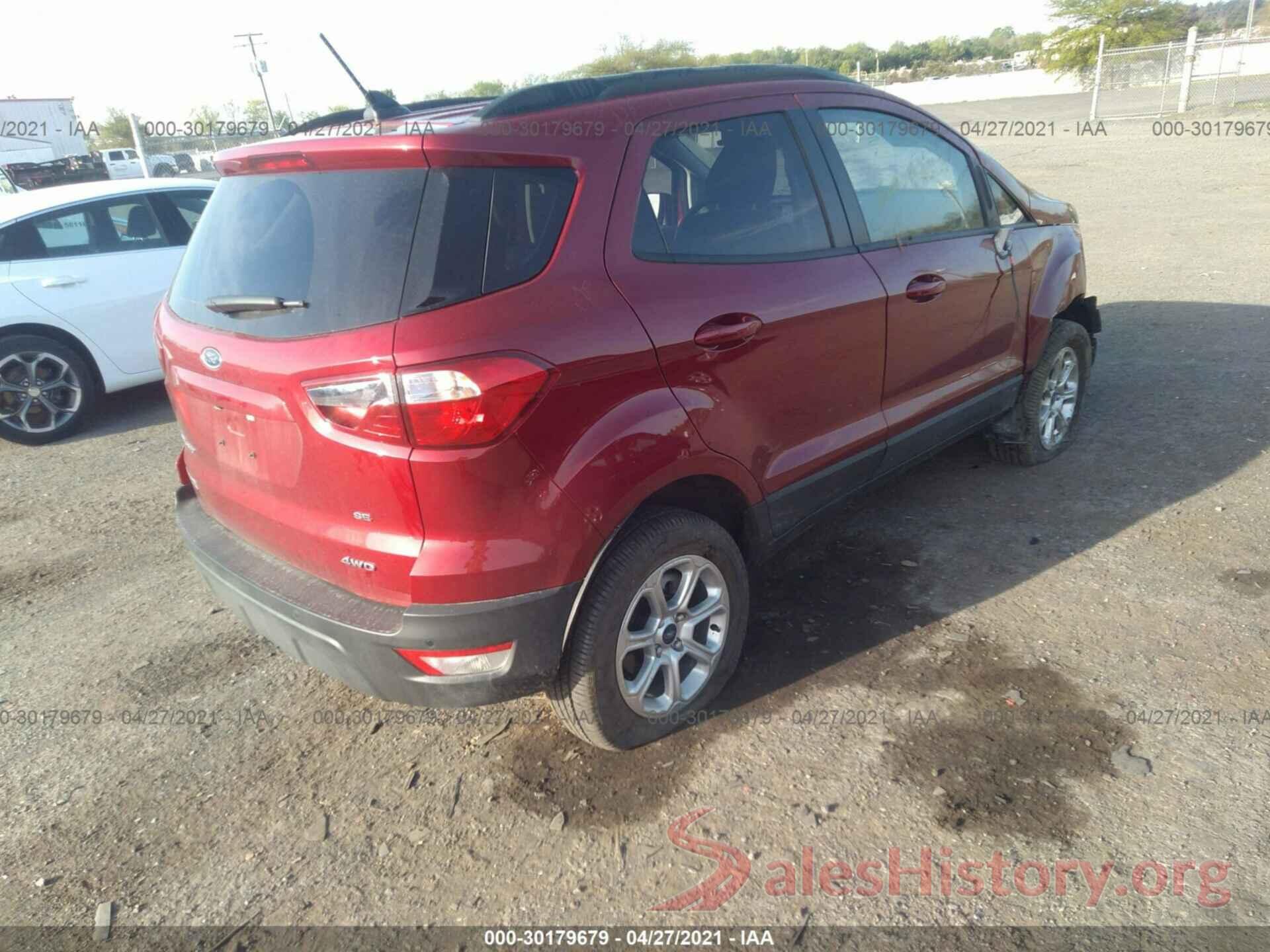 MAJ6S3GLXLC390054 2020 FORD ECOSPORT