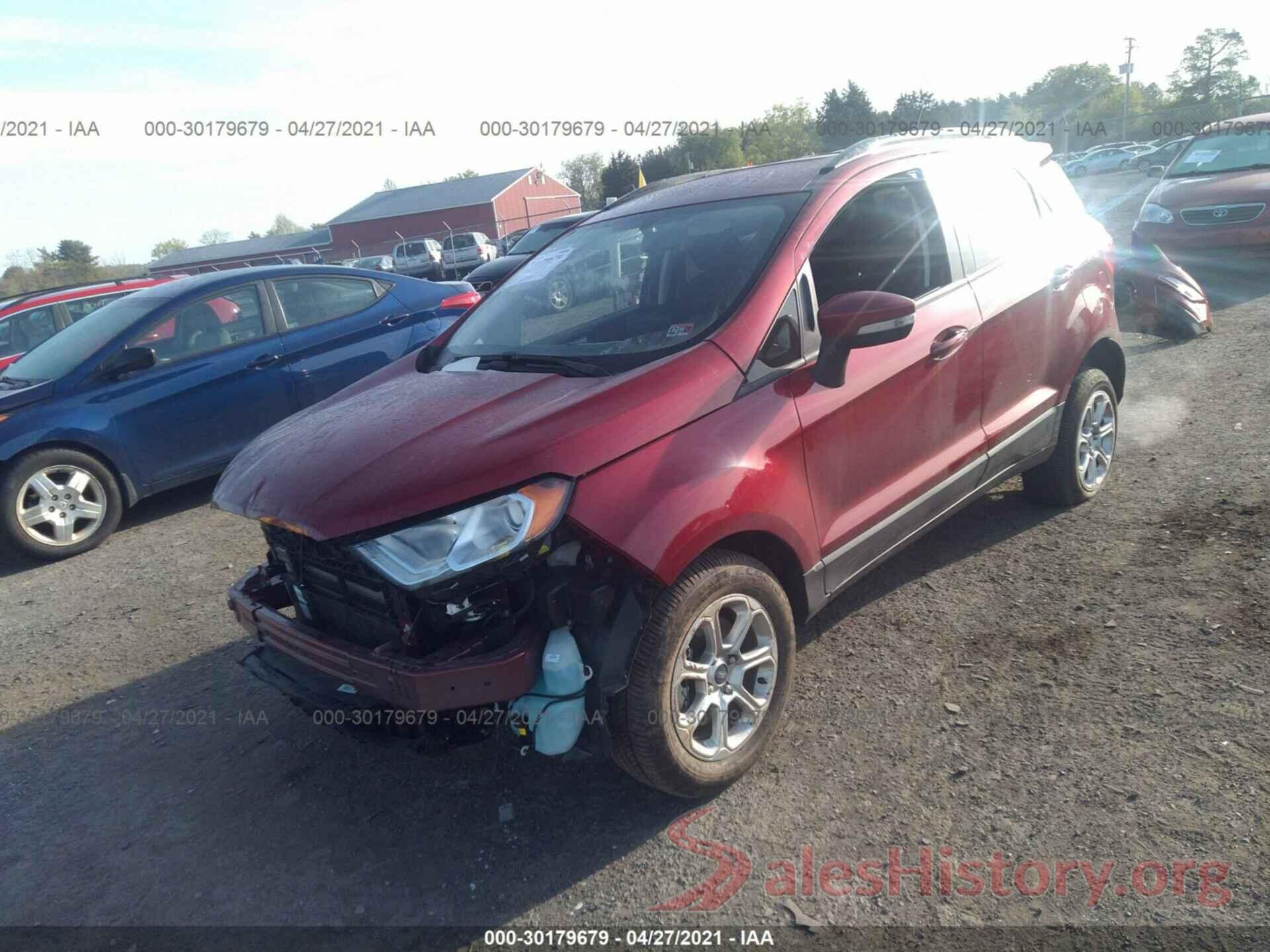 MAJ6S3GLXLC390054 2020 FORD ECOSPORT