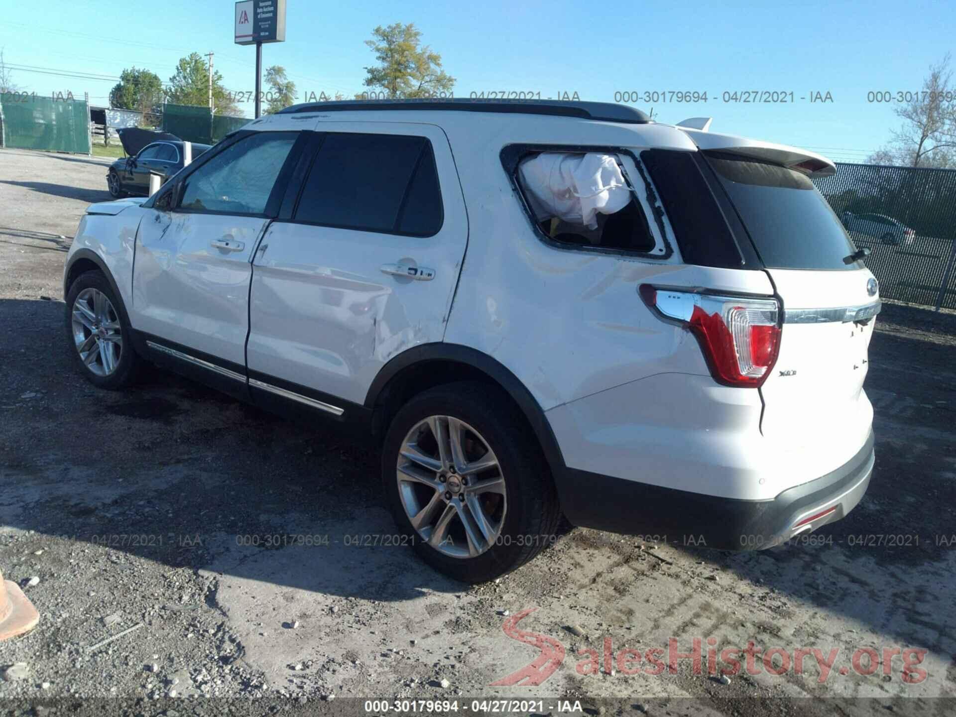 1FM5K8D88HGB20366 2017 FORD EXPLORER