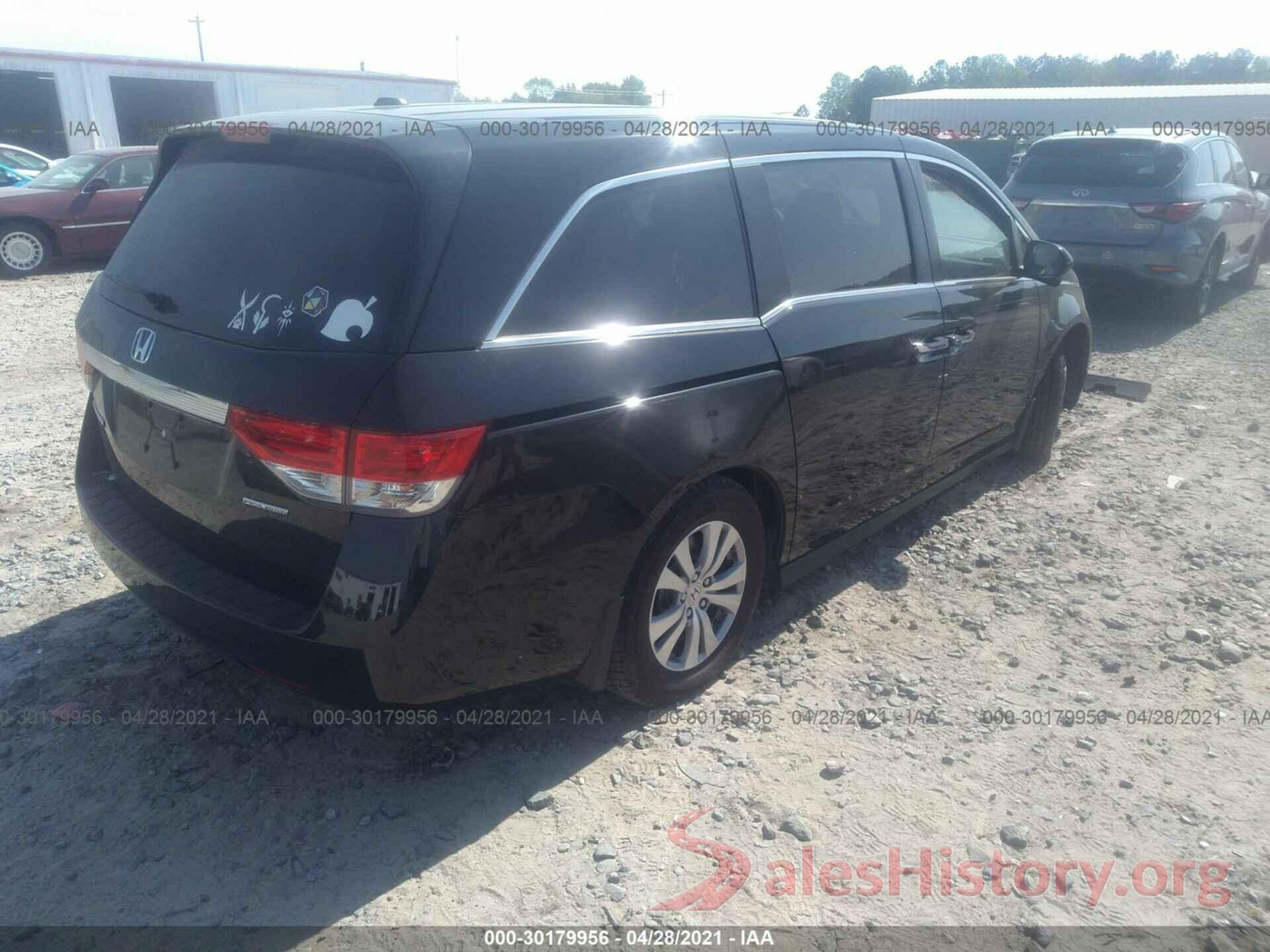 5FNRL5H35GB106451 2016 HONDA ODYSSEY