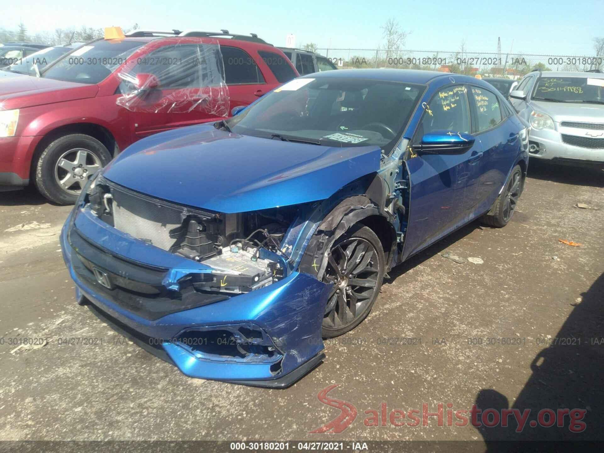 SHHFK7H43LU203568 2020 HONDA CIVIC HATCHBACK