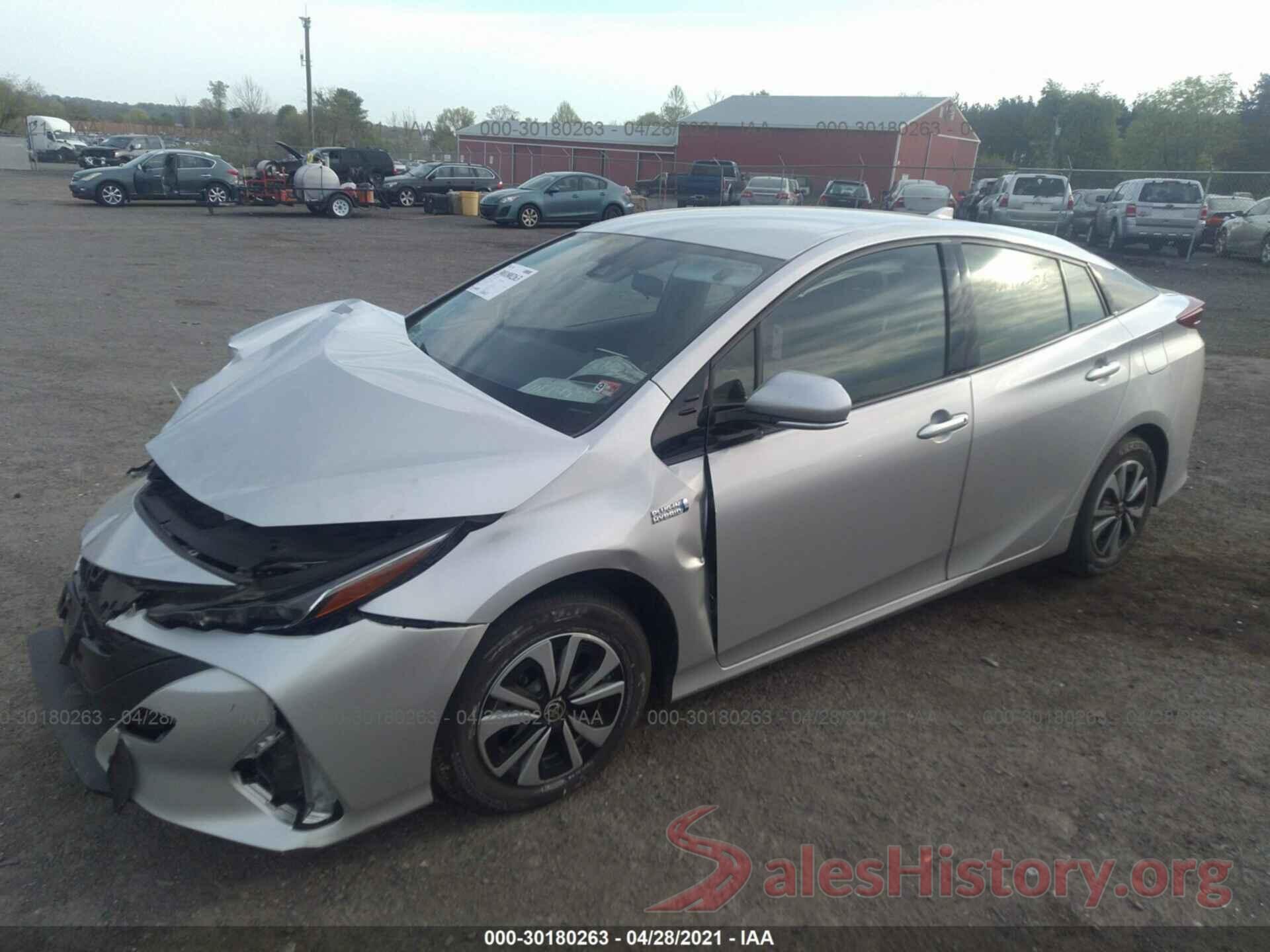 JTDKARFP8J3078315 2018 TOYOTA PRIUS PRIME