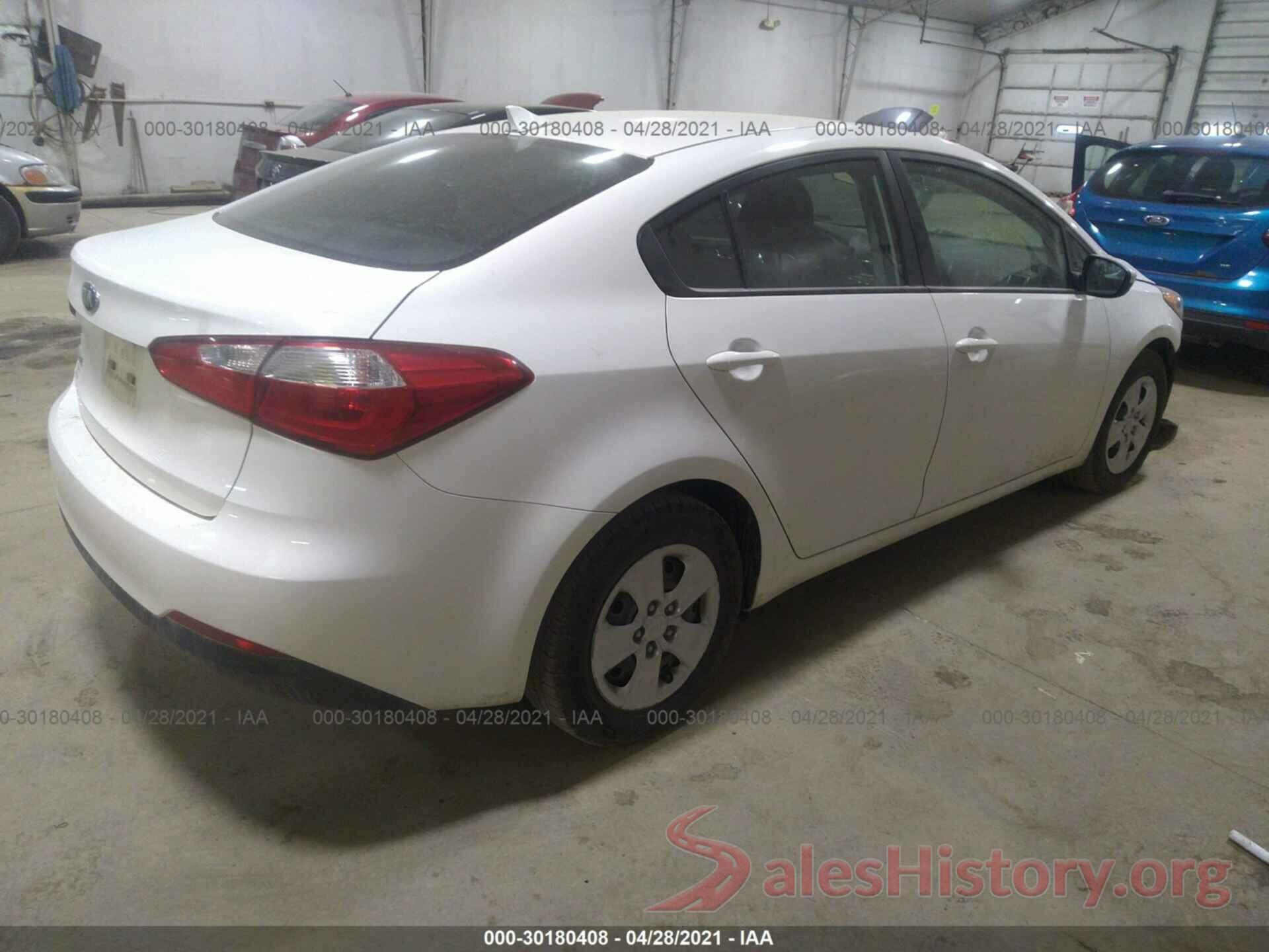 KNAFK4A62G5485203 2016 KIA FORTE