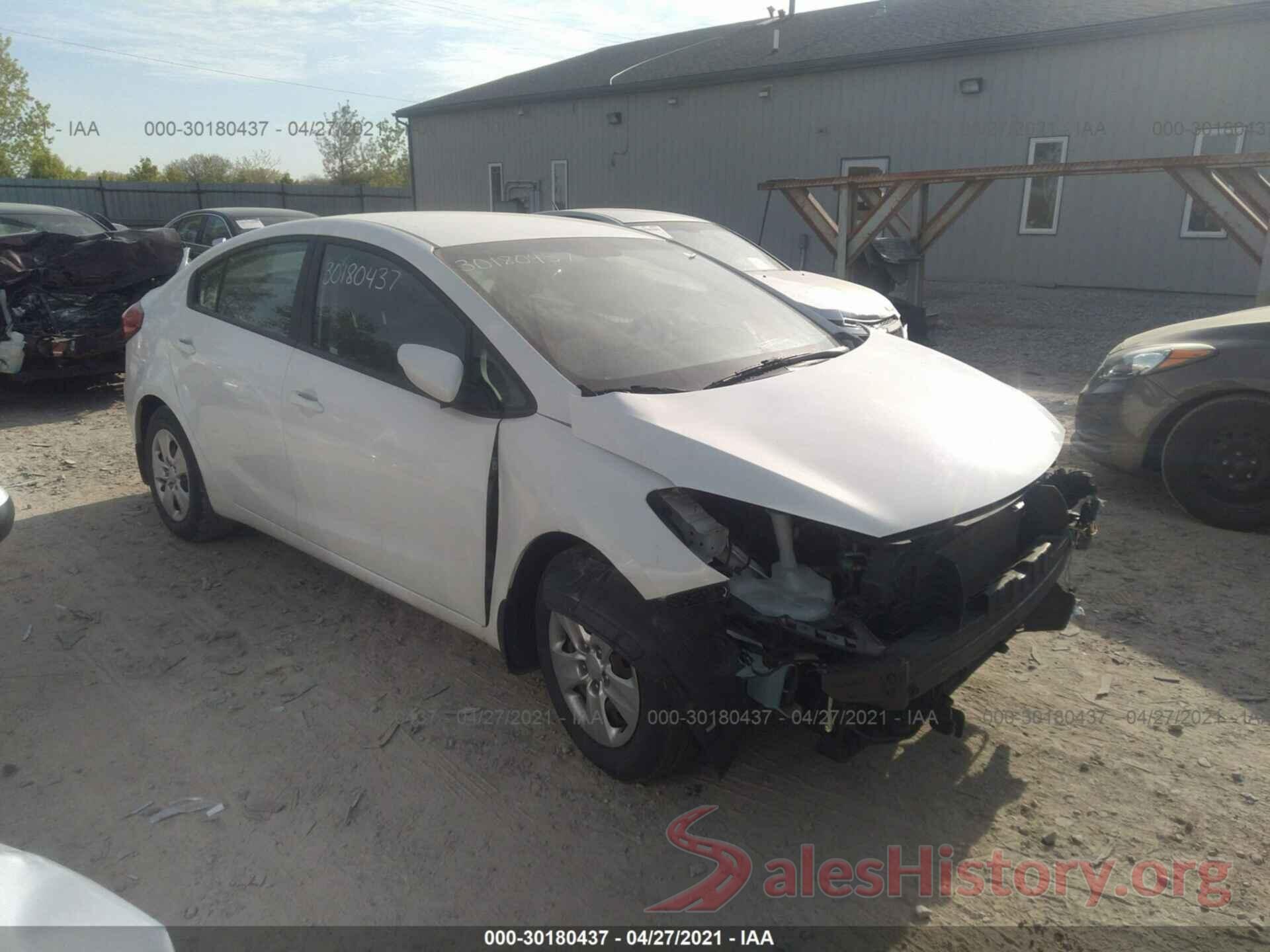 KNAFK4A63G5469334 2016 KIA FORTE