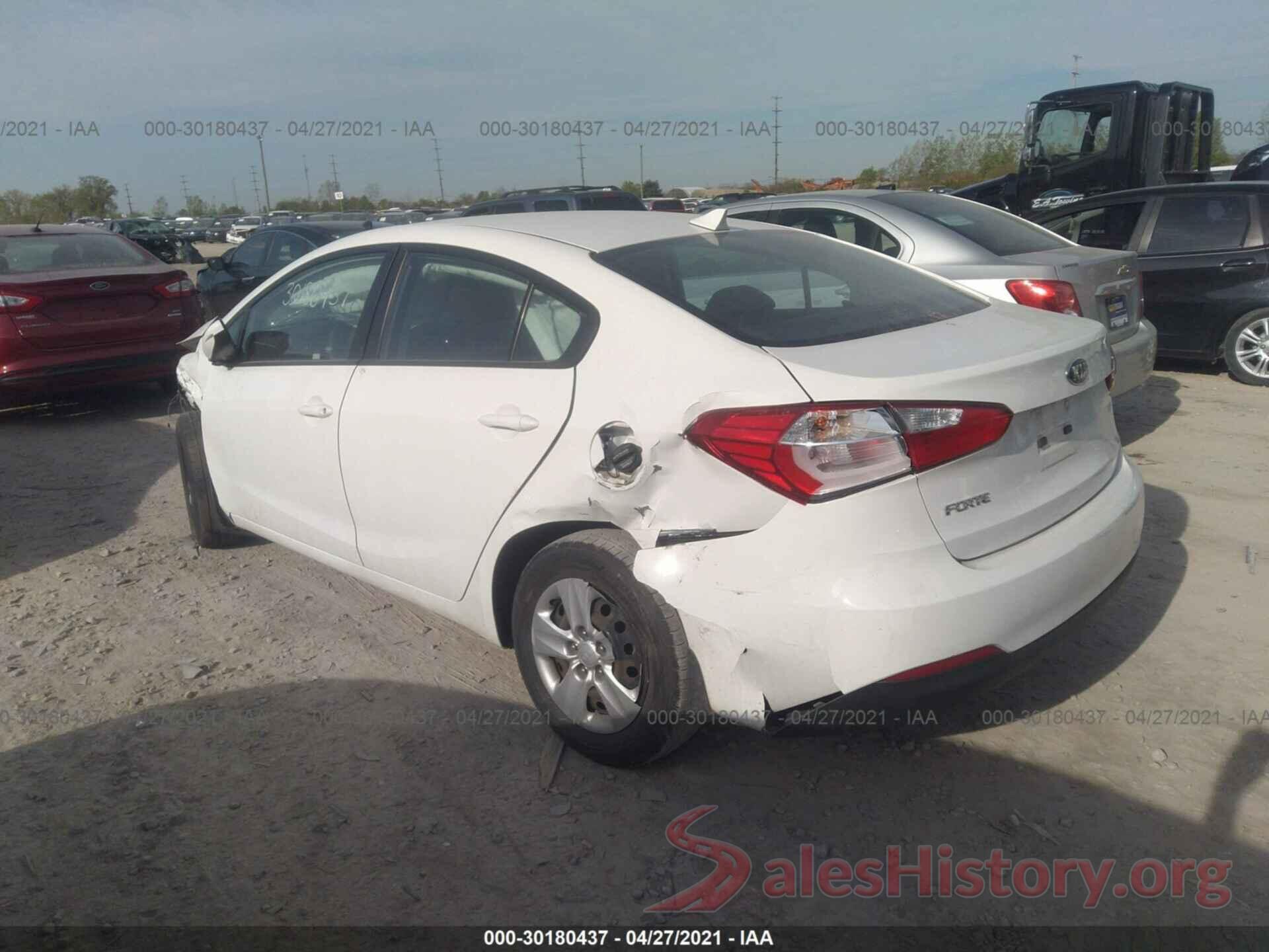 KNAFK4A63G5469334 2016 KIA FORTE