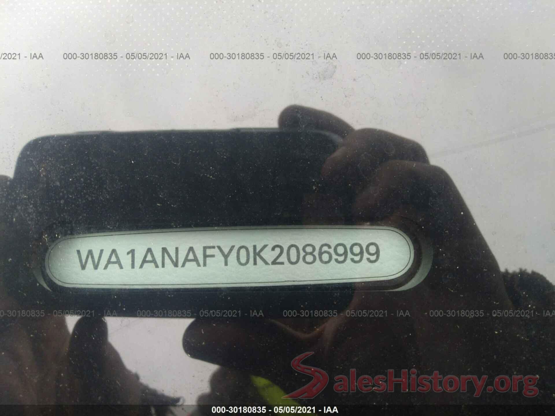 WA1ANAFY0K2086999 2019 AUDI Q5