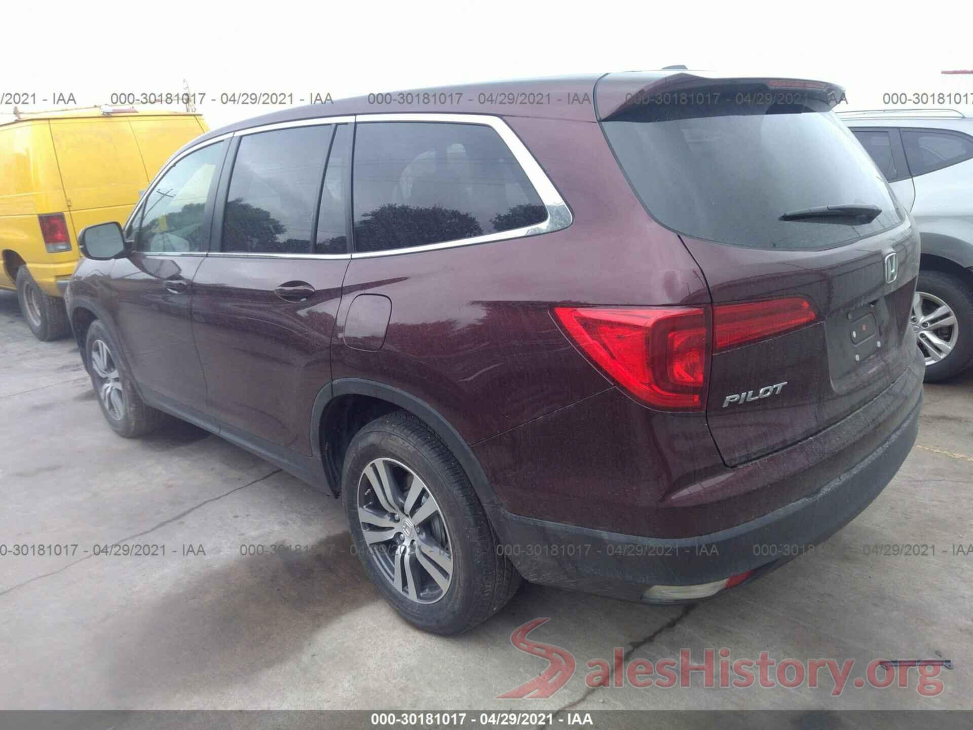 5FNYF5H54HB026001 2017 HONDA PILOT