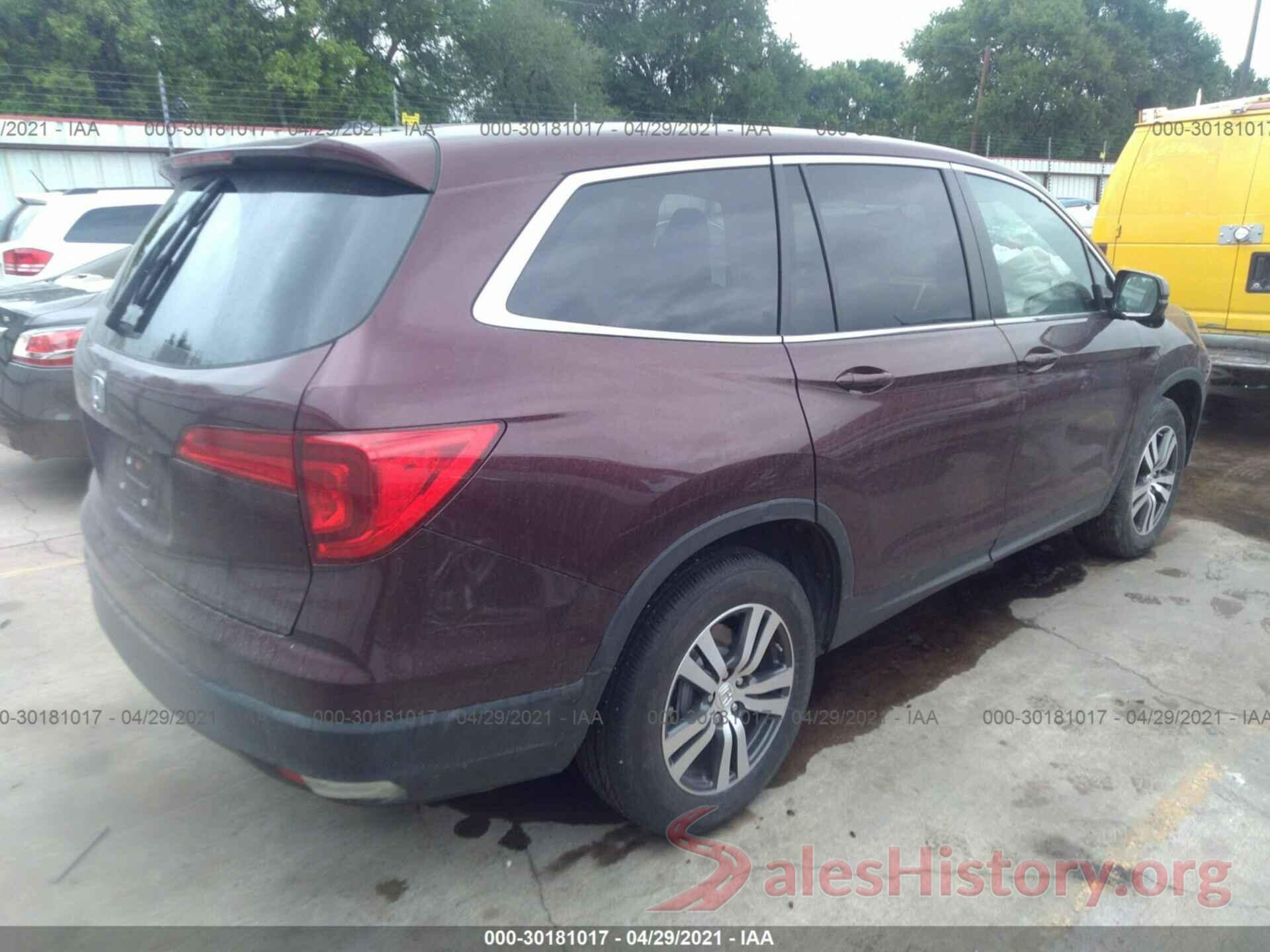 5FNYF5H54HB026001 2017 HONDA PILOT