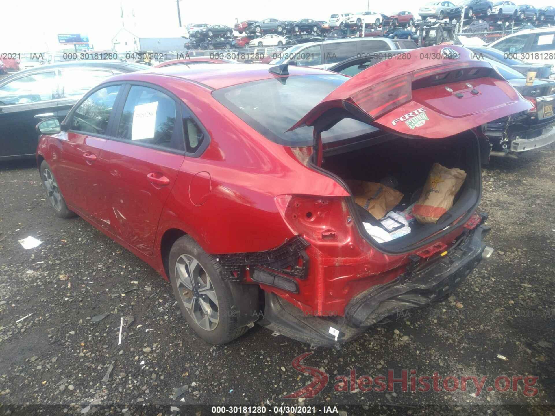 3KPF24AD0KE103801 2019 KIA FORTE