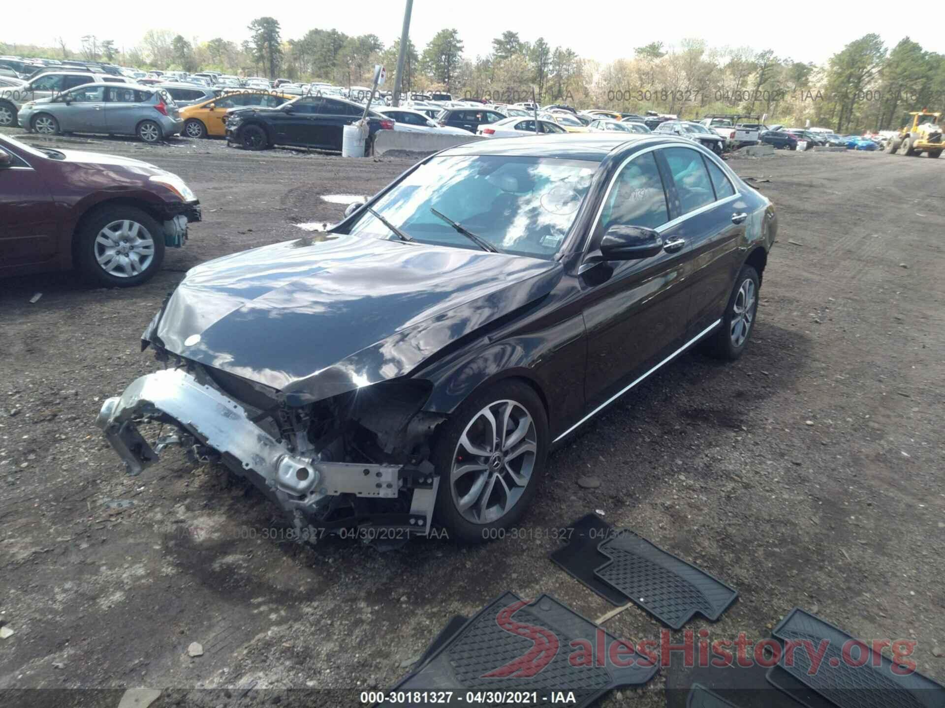 55SWF4KB5HU216498 2017 MERCEDES-BENZ C-CLASS