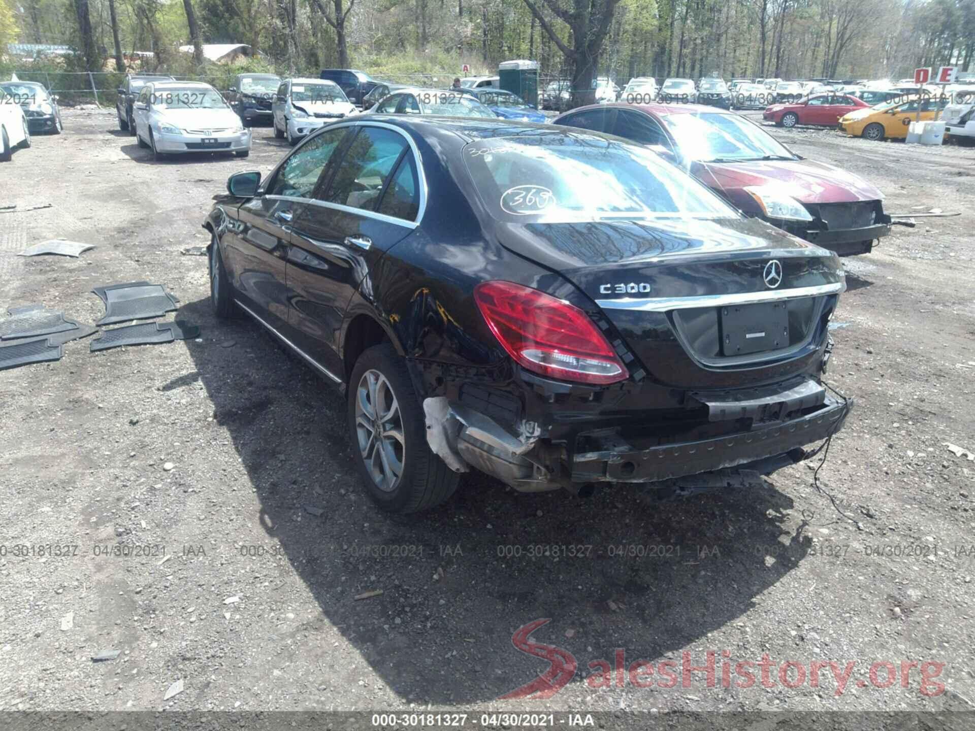 55SWF4KB5HU216498 2017 MERCEDES-BENZ C-CLASS