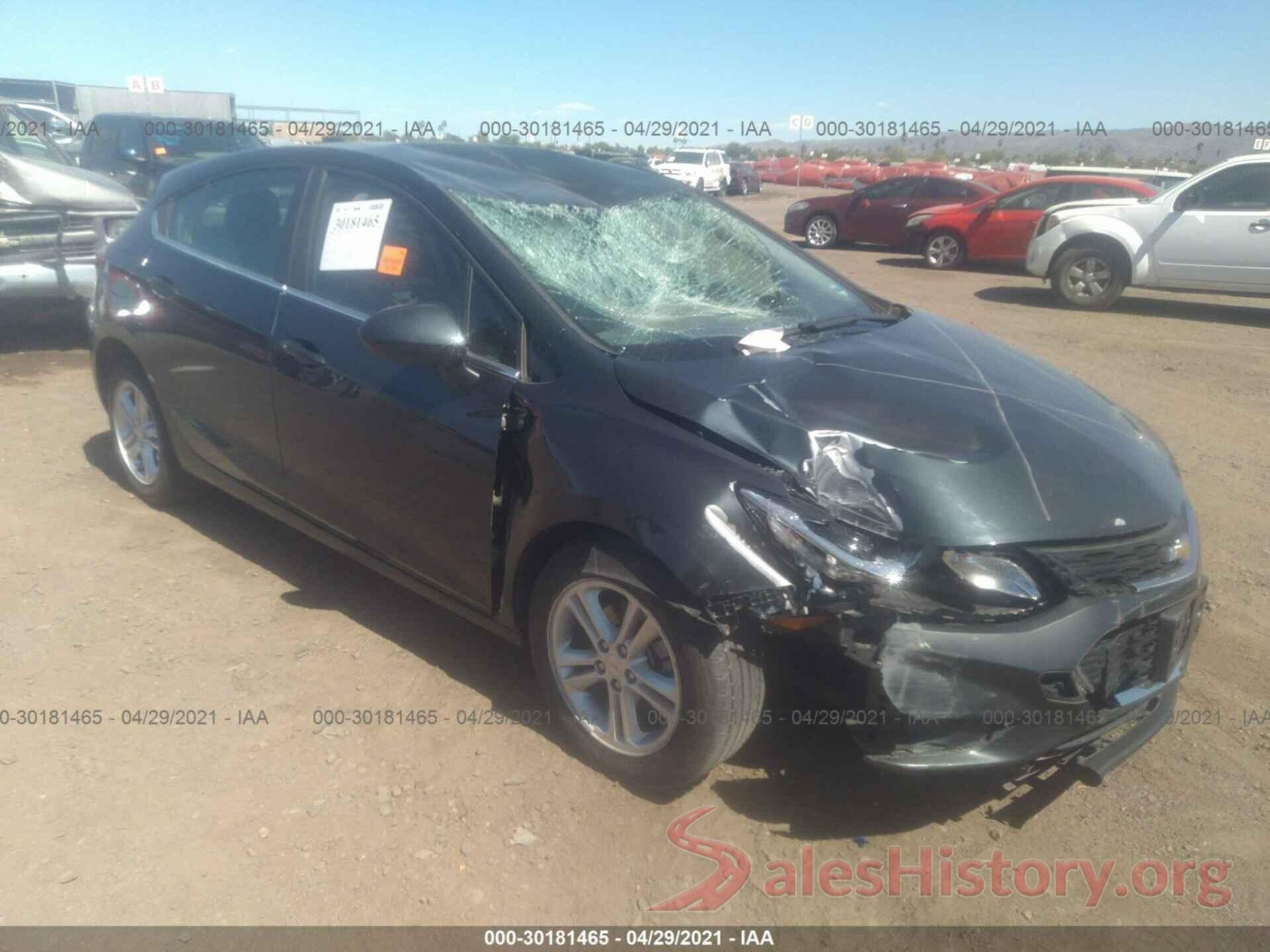 3G1BE6SM6JS609609 2018 CHEVROLET CRUZE