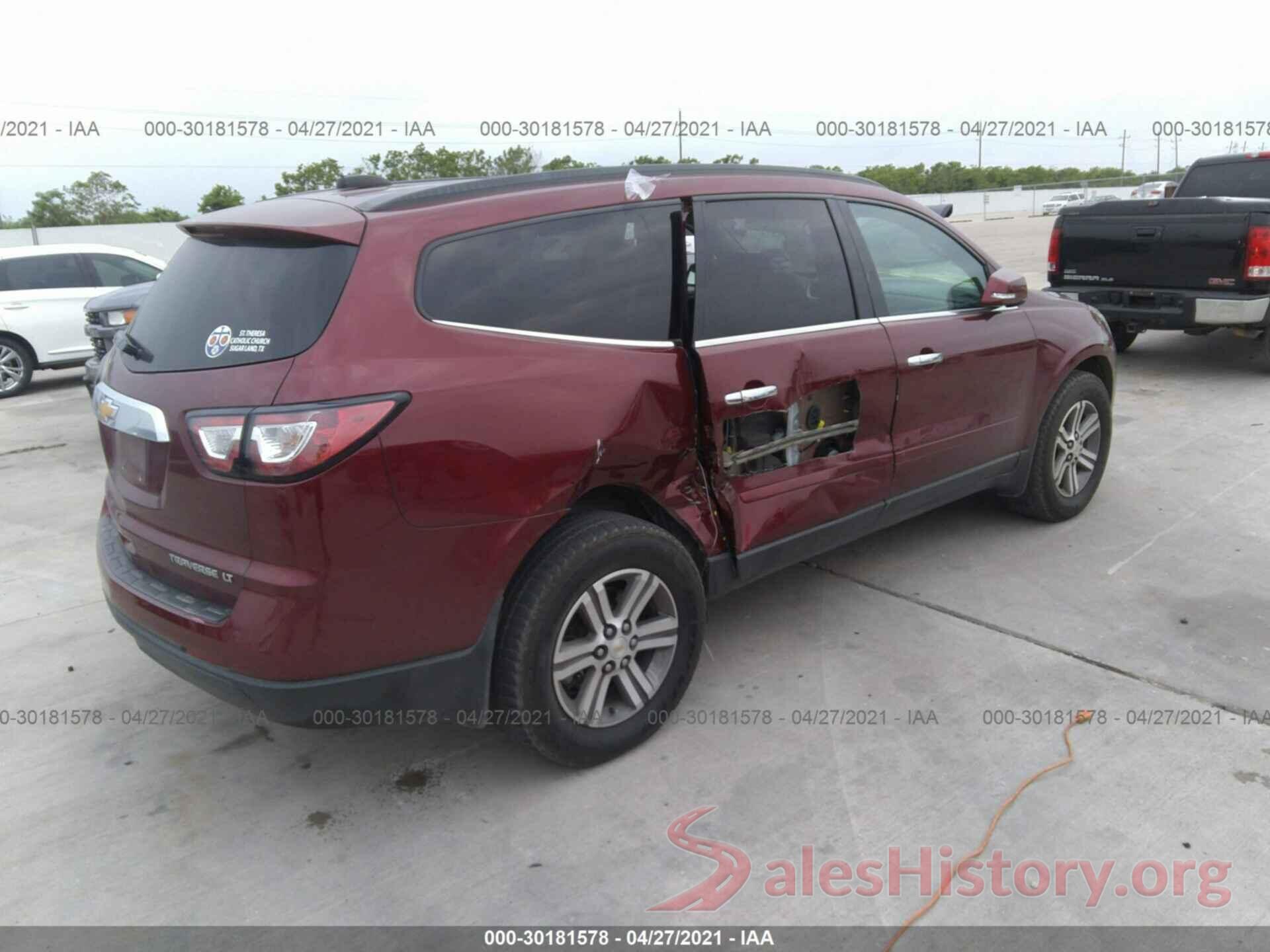 1GNKRHKD2GJ276009 2016 CHEVROLET TRAVERSE