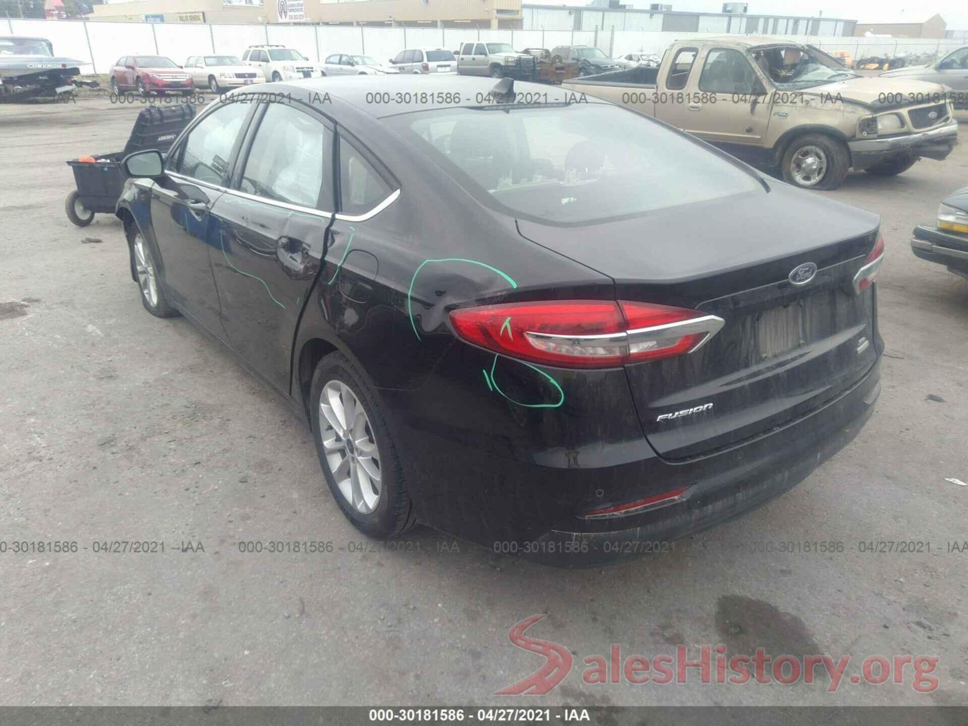 3FA6P0HD4KR172327 2019 FORD FUSION