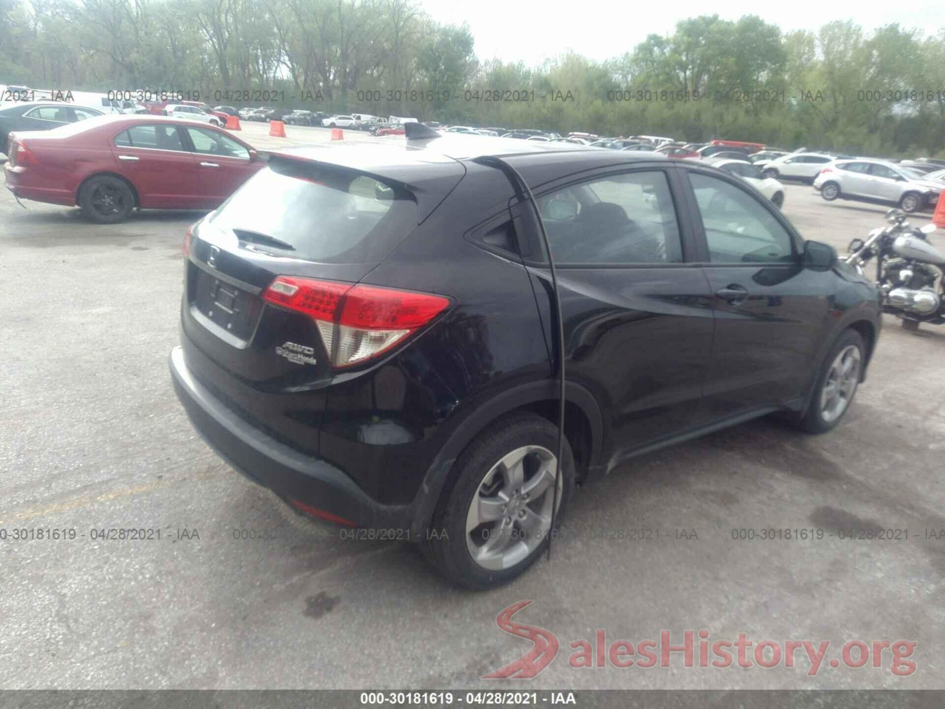 3CZRU6H34KG727311 2019 HONDA HR-V