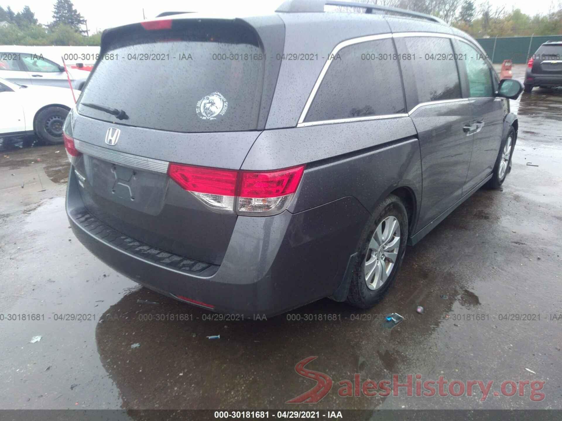 5FNRL5H41GB107315 2016 HONDA ODYSSEY