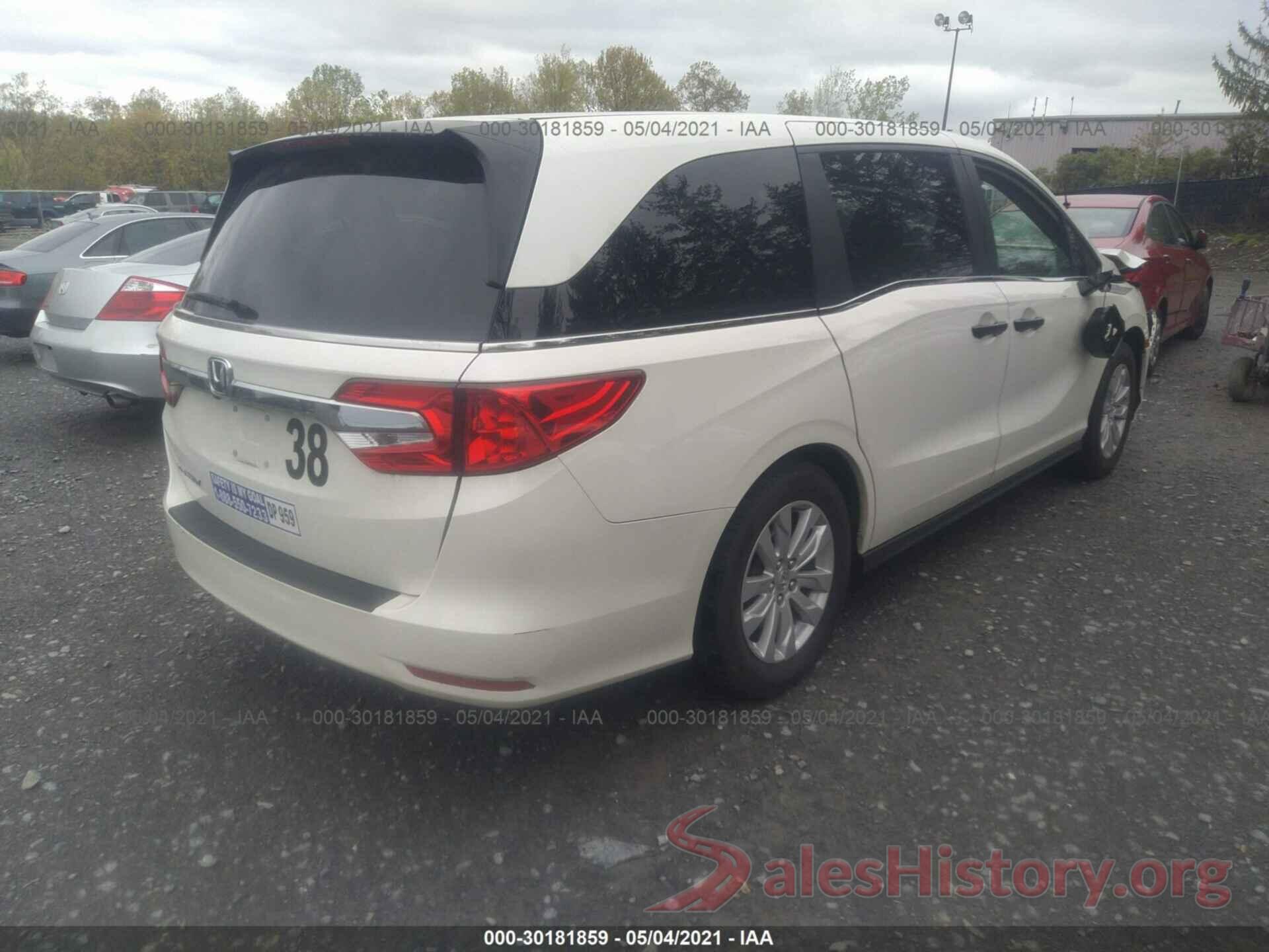 5FNRL6H27JB107671 2018 HONDA ODYSSEY