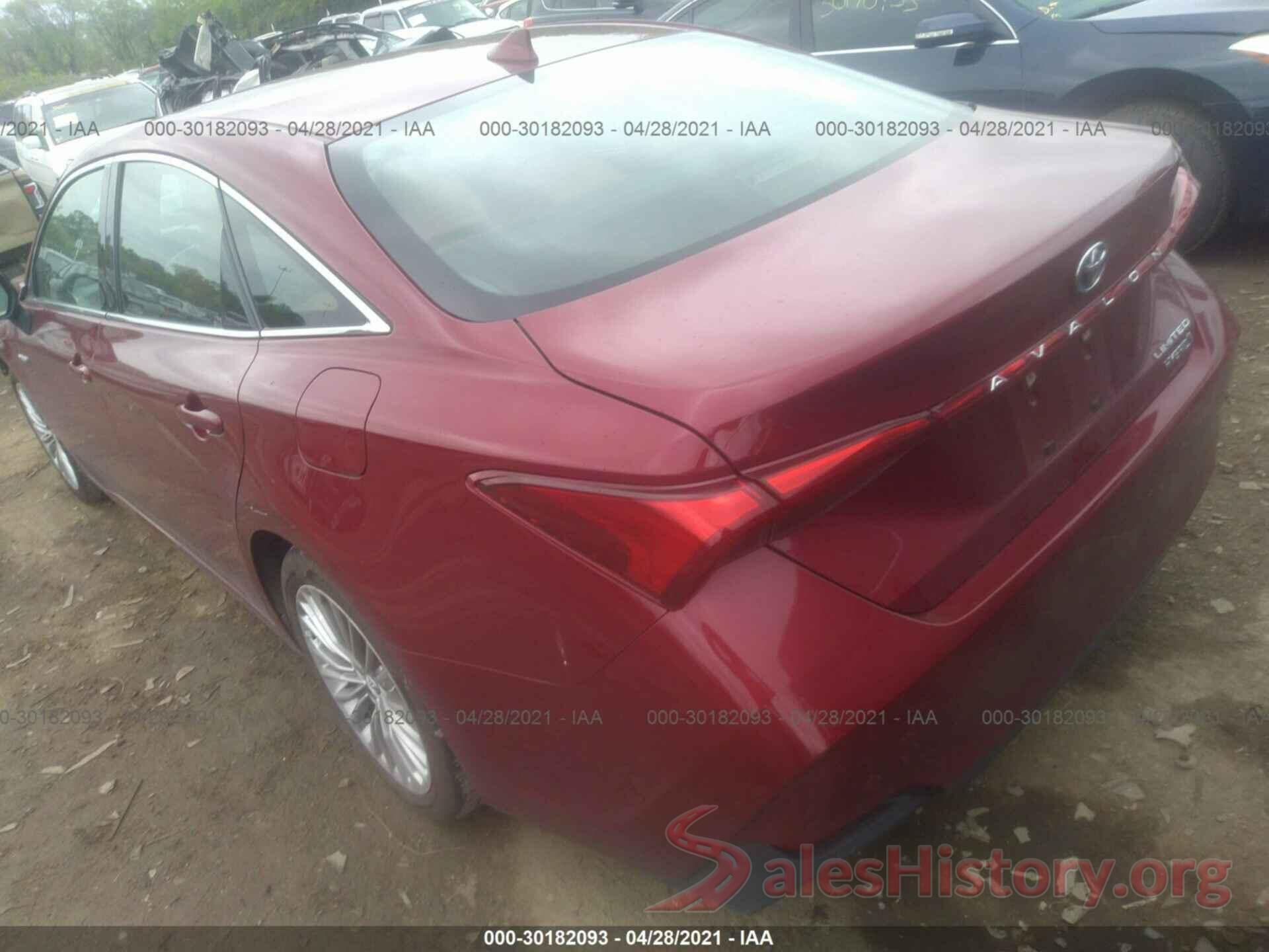 4T1B21FB9KU004279 2019 TOYOTA AVALON