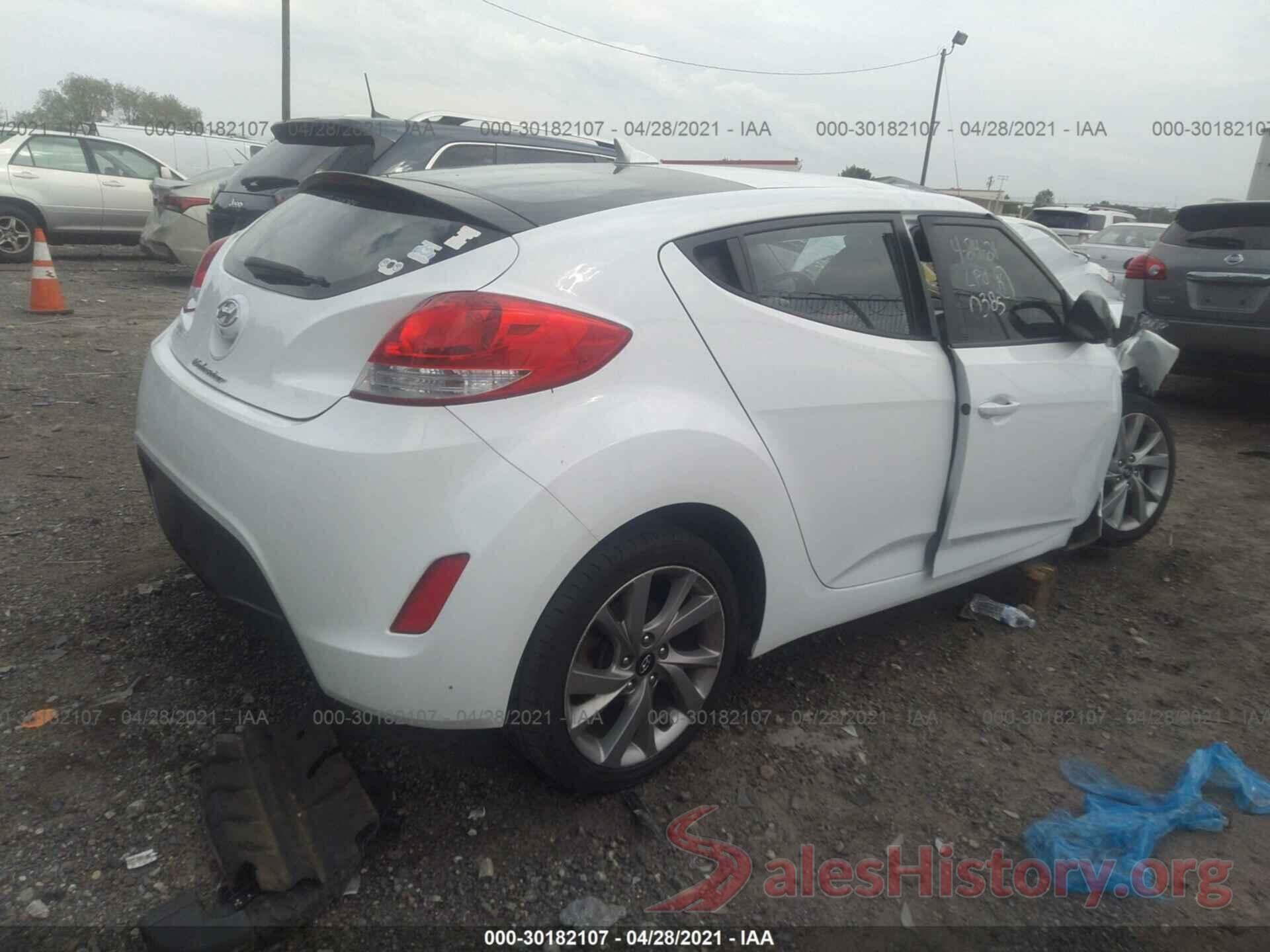 KMHTC6AD4HU310385 2017 HYUNDAI VELOSTER