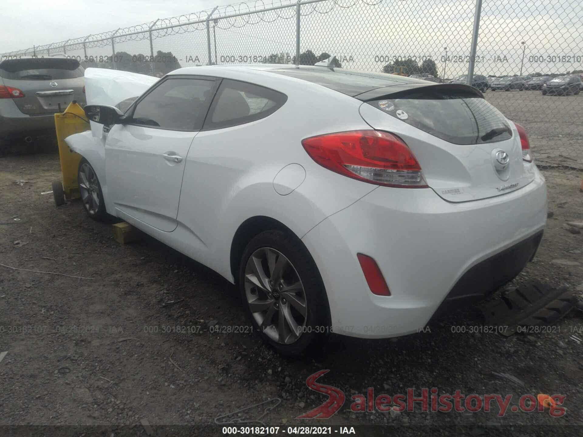 KMHTC6AD4HU310385 2017 HYUNDAI VELOSTER