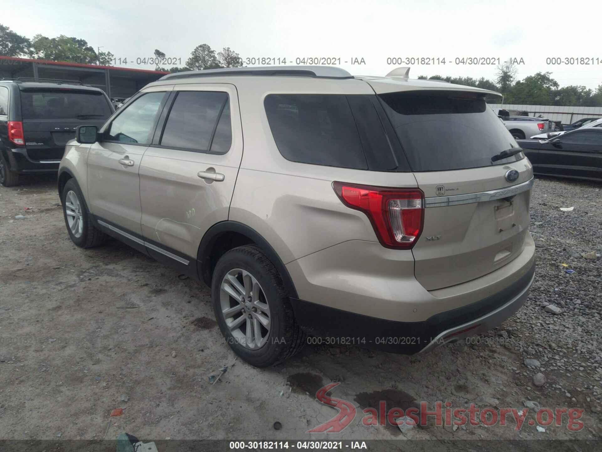 1FM5K7D89HGA66991 2017 FORD EXPLORER