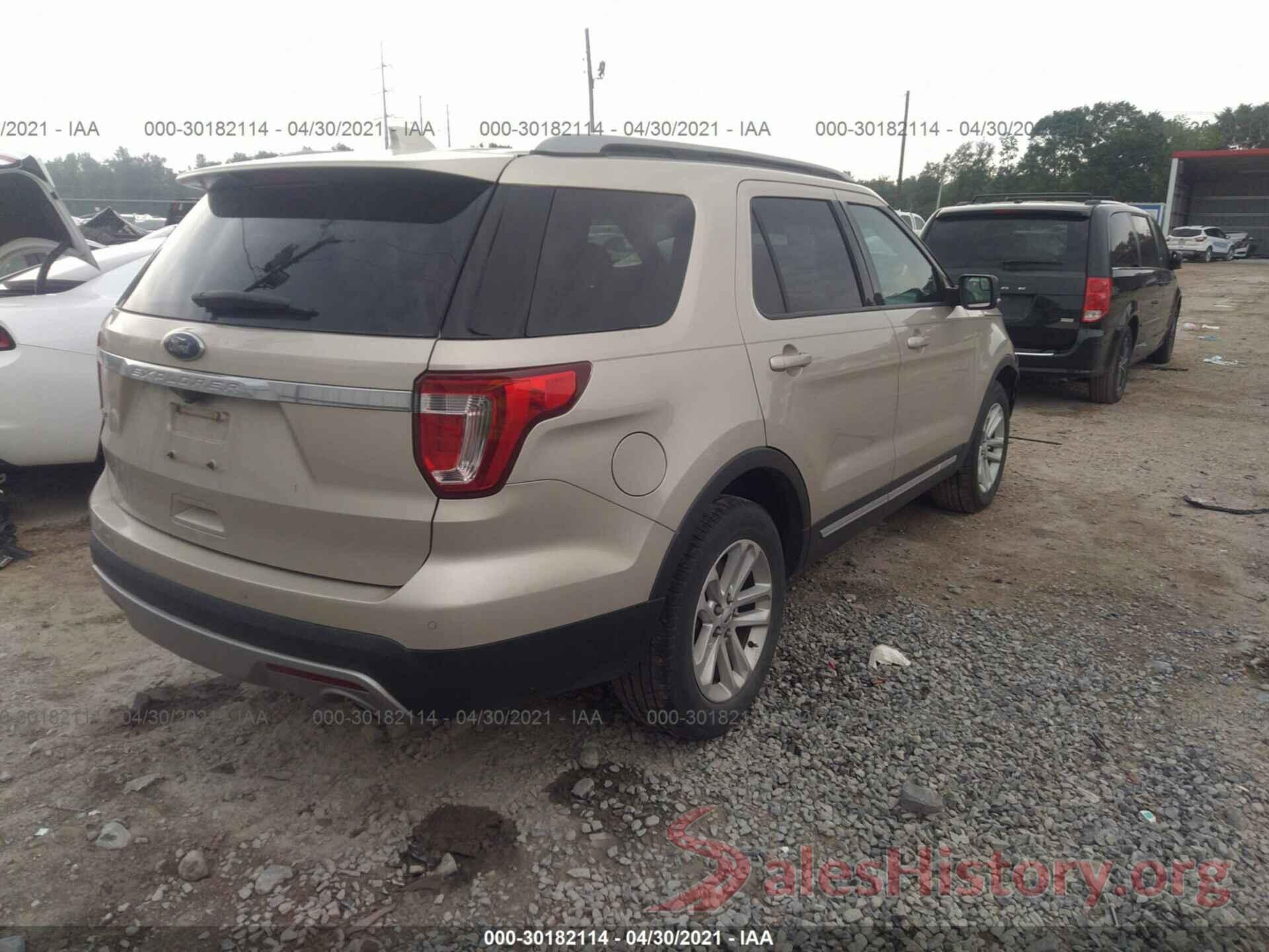 1FM5K7D89HGA66991 2017 FORD EXPLORER