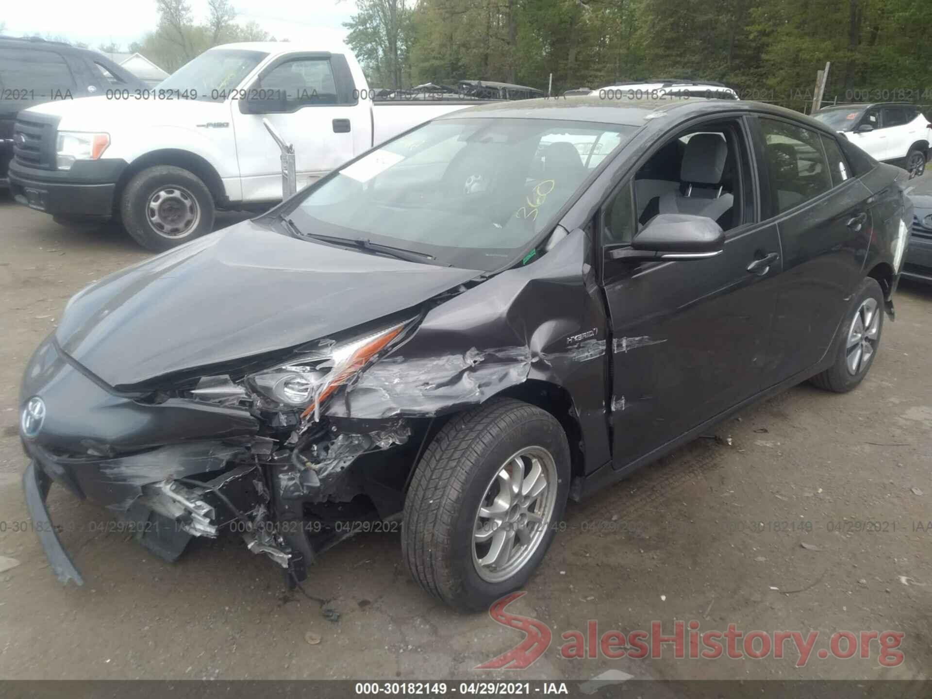 JTDKARFU4G3015386 2016 TOYOTA PRIUS