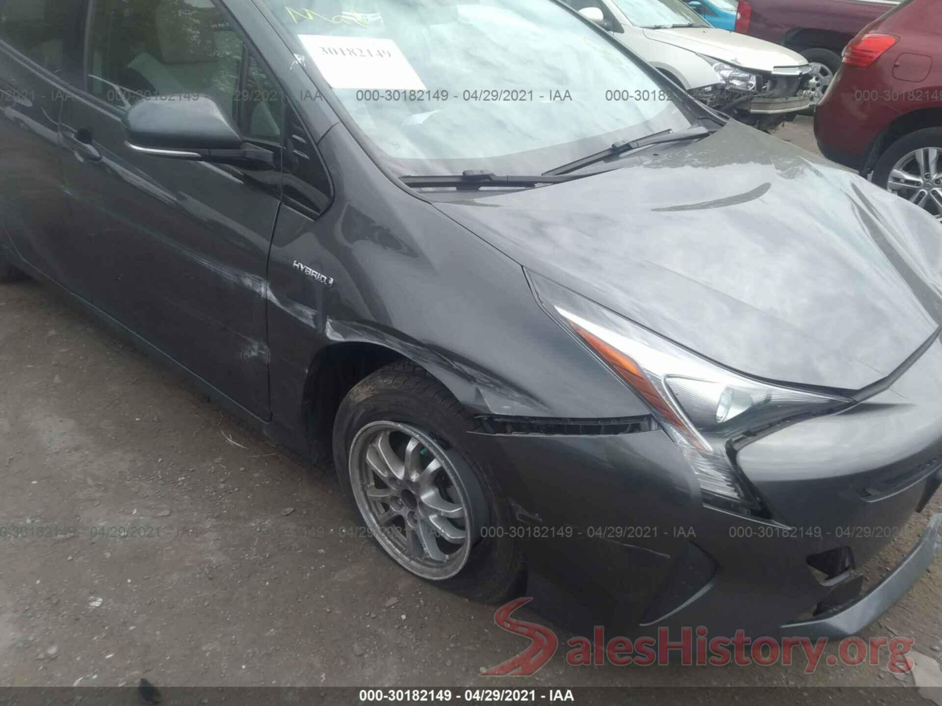 JTDKARFU4G3015386 2016 TOYOTA PRIUS