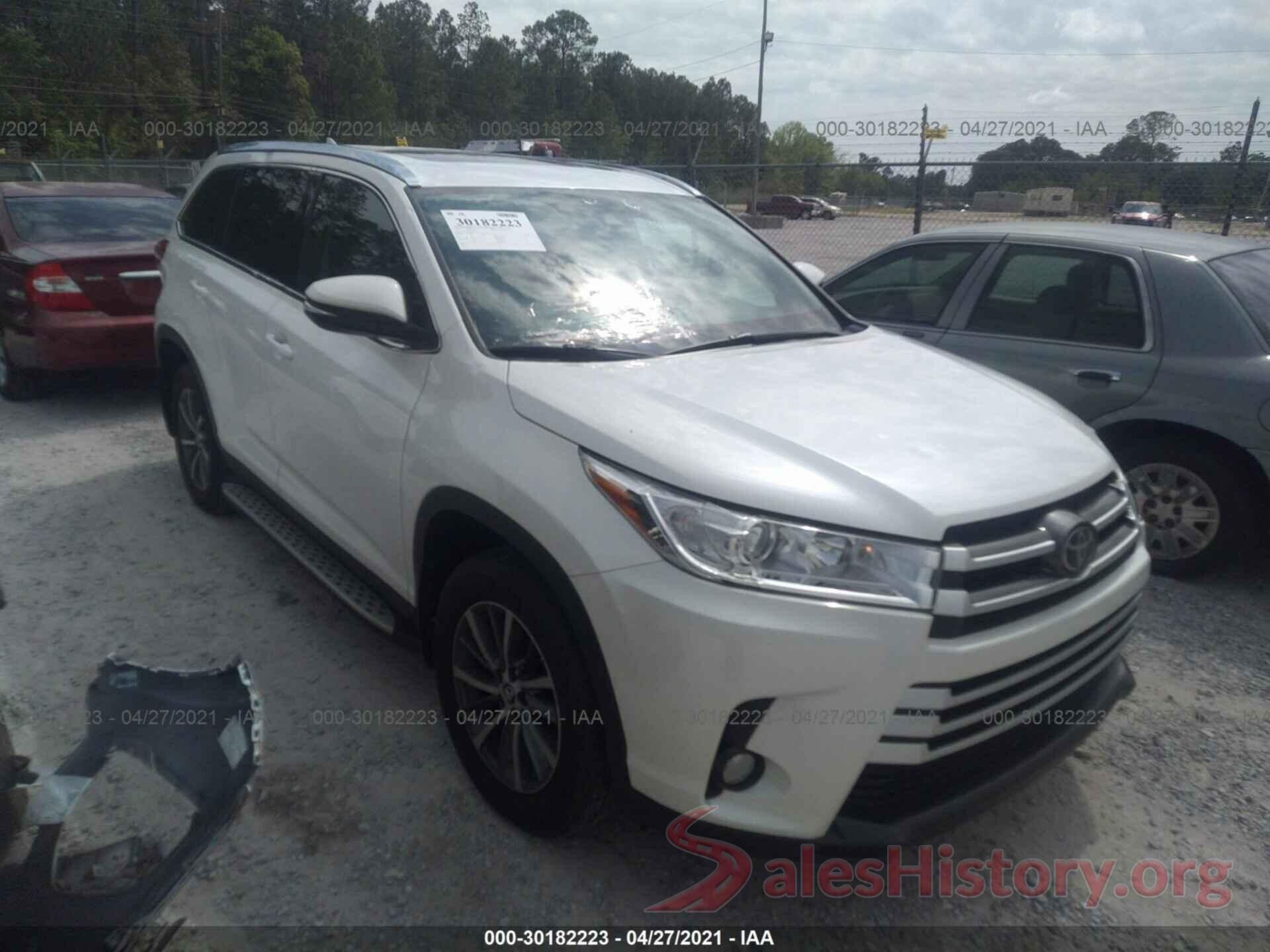 5TDKZRFH5KS331558 2019 TOYOTA HIGHLANDER