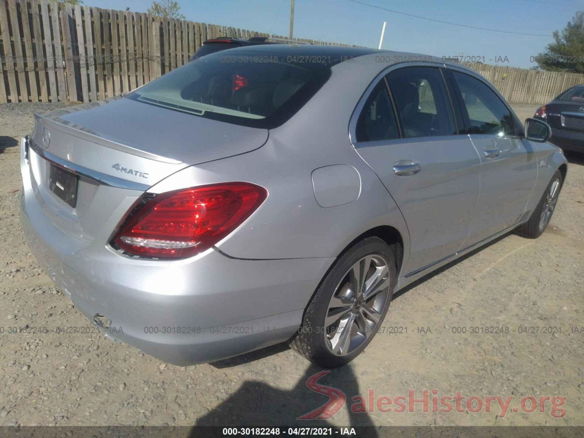 WDDWF4KB5JR355621 2018 MERCEDES-BENZ C-CLASS