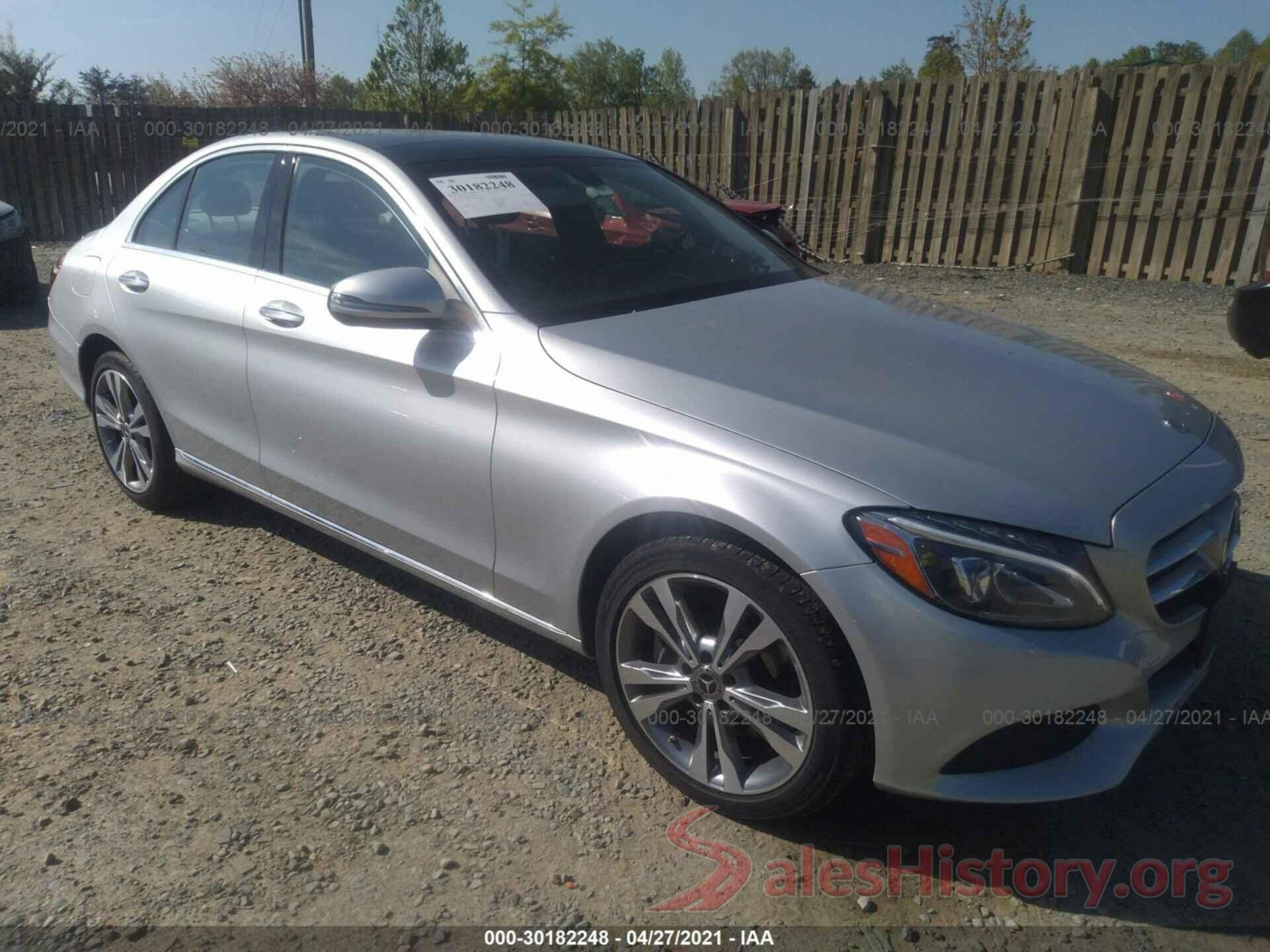 WDDWF4KB5JR355621 2018 MERCEDES-BENZ C-CLASS