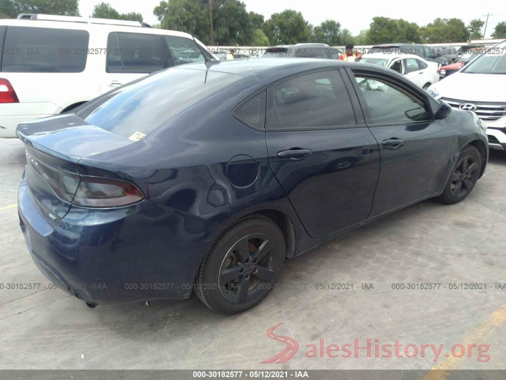 1C3CDFBB0GD529278 2016 DODGE DART