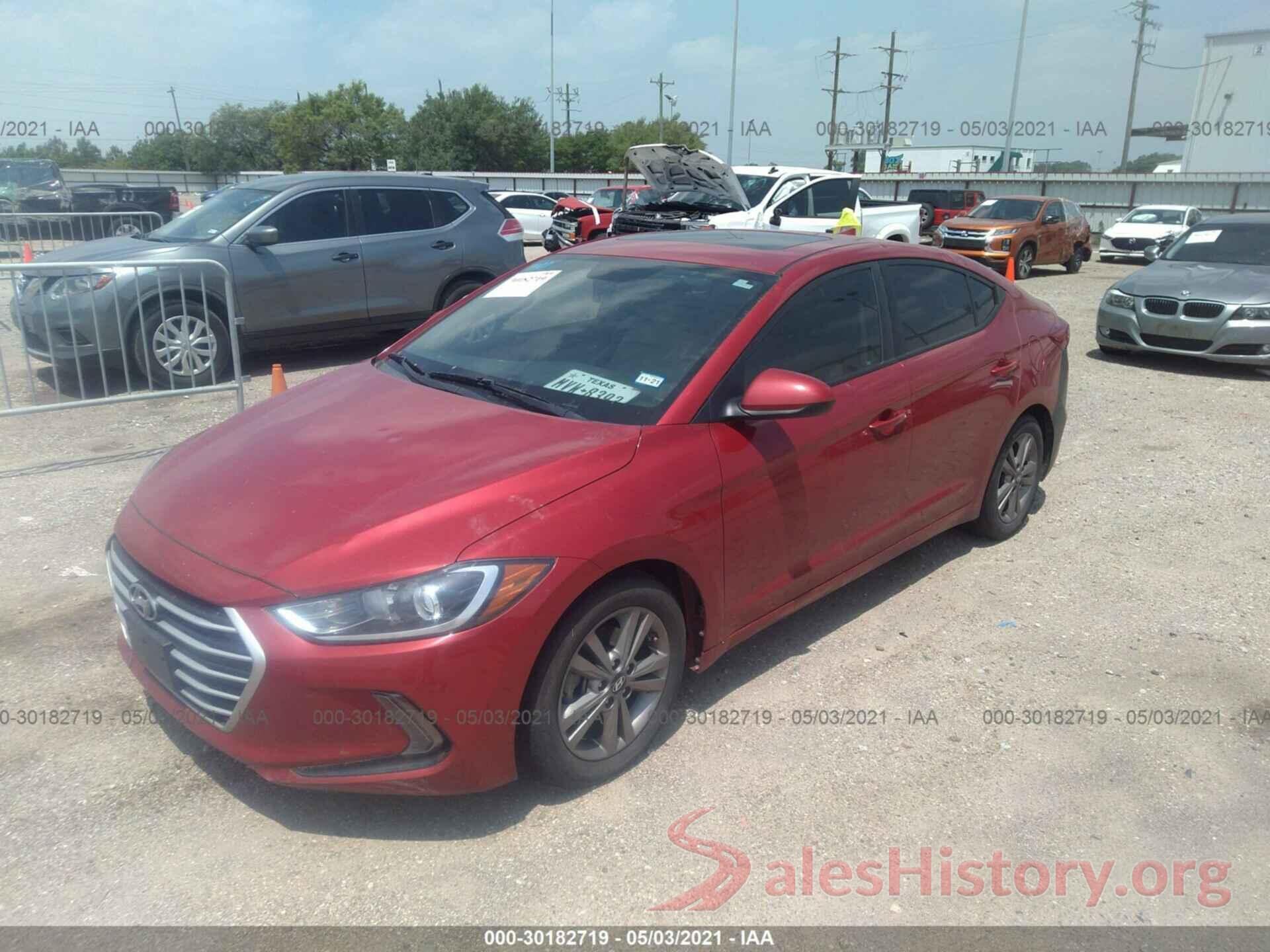 5NPD84LF2HH202290 2017 HYUNDAI ELANTRA