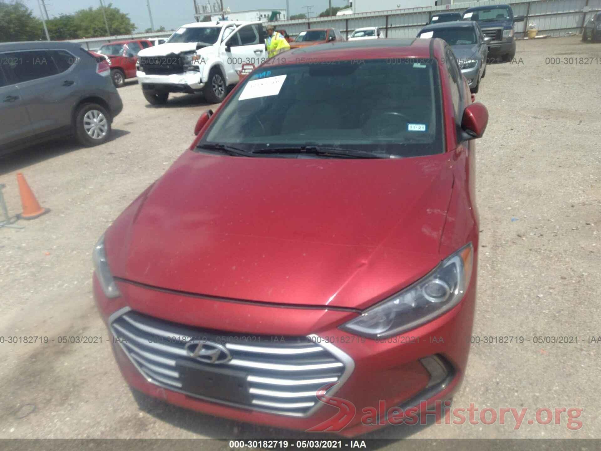 5NPD84LF2HH202290 2017 HYUNDAI ELANTRA