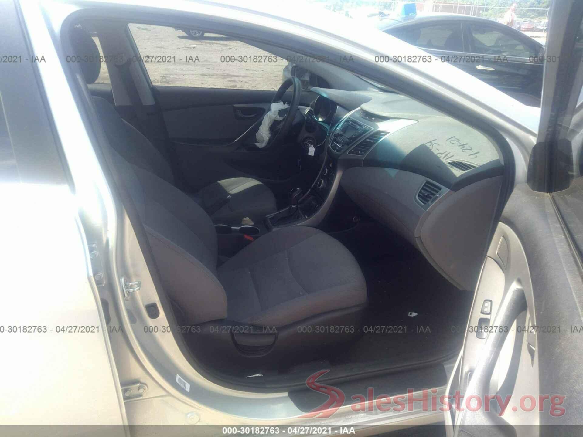 5NPDH4AE3GH700829 2016 HYUNDAI ELANTRA