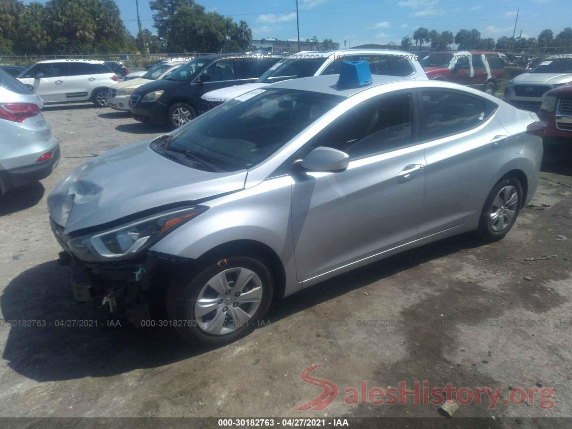 5NPDH4AE3GH700829 2016 HYUNDAI ELANTRA