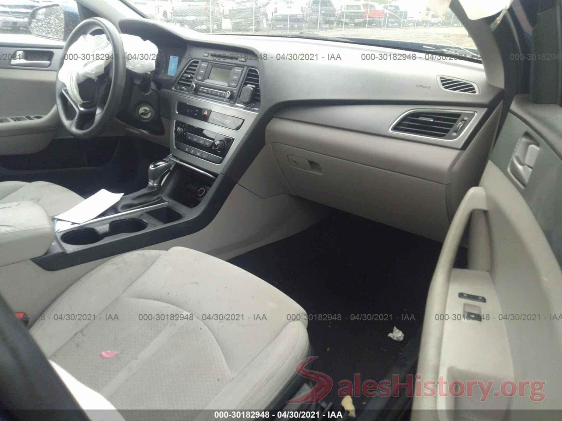 5NPE24AF9HH541430 2017 HYUNDAI SONATA