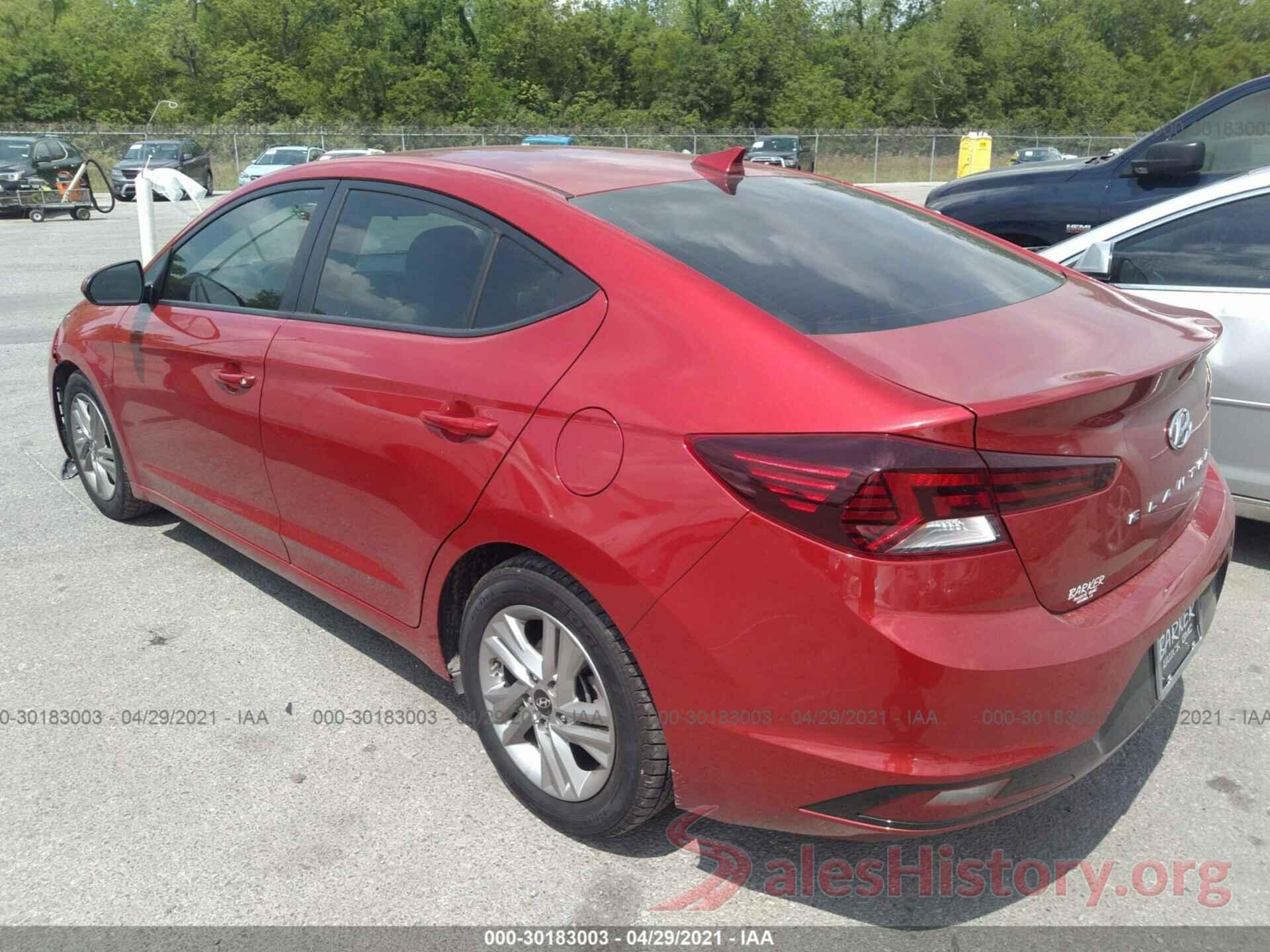 5NPD84LF9LH510999 2020 HYUNDAI ELANTRA